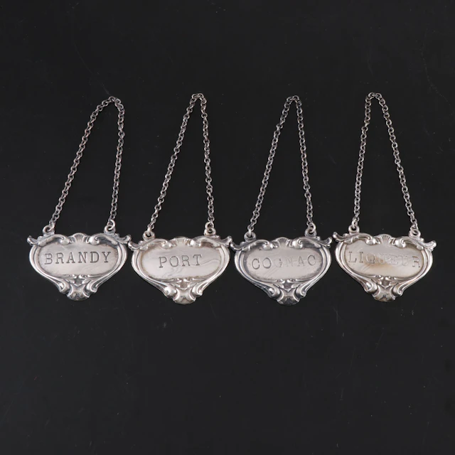American Sterling Silver Bottle Tags