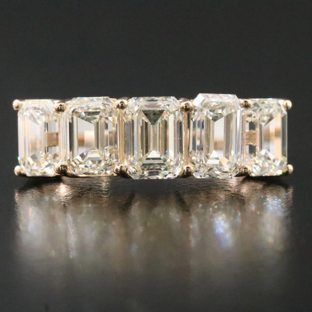 14K 4.50 CTW Diamond Ring with GIA Reports