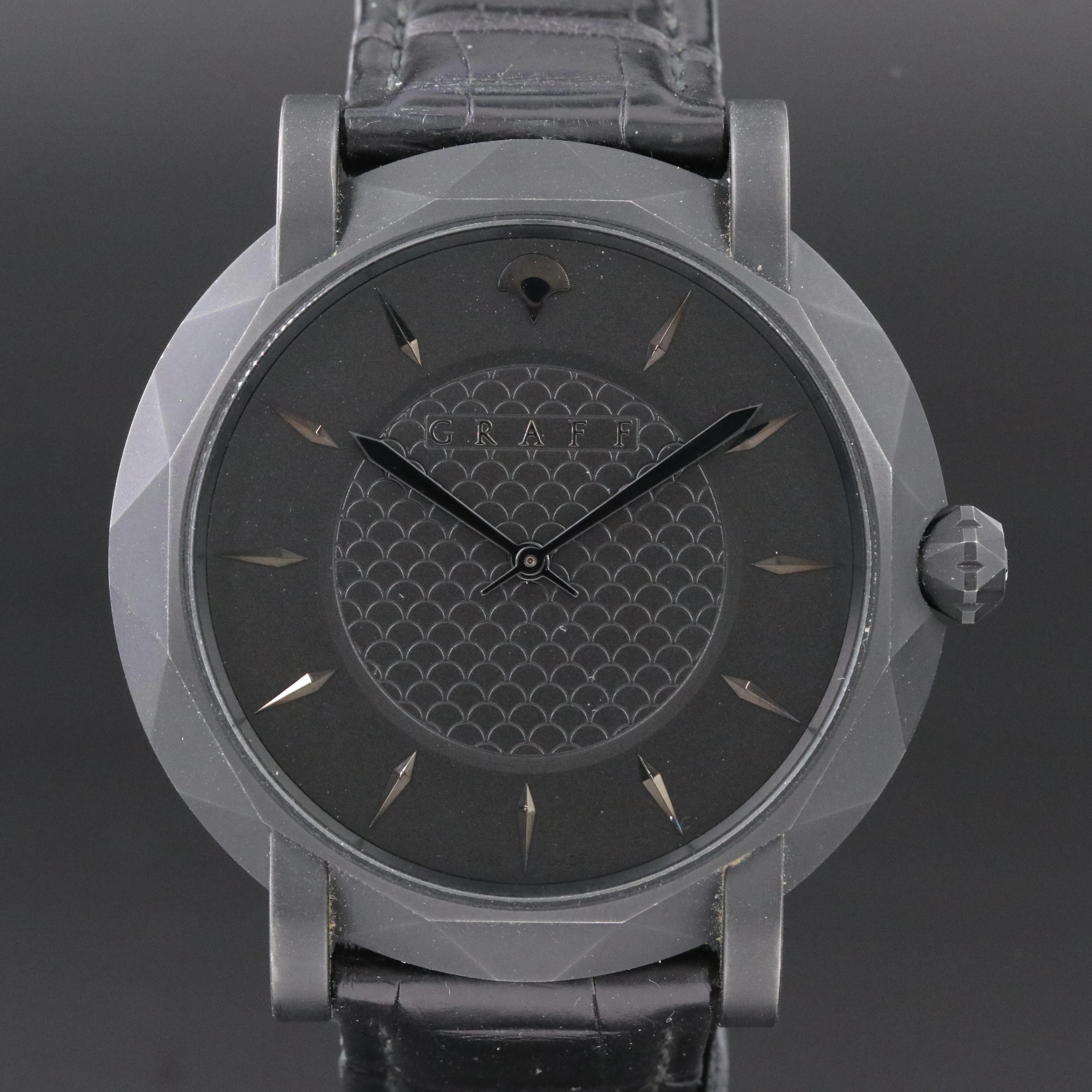Graff Star Slim Eclipse DLC Titanium Watch