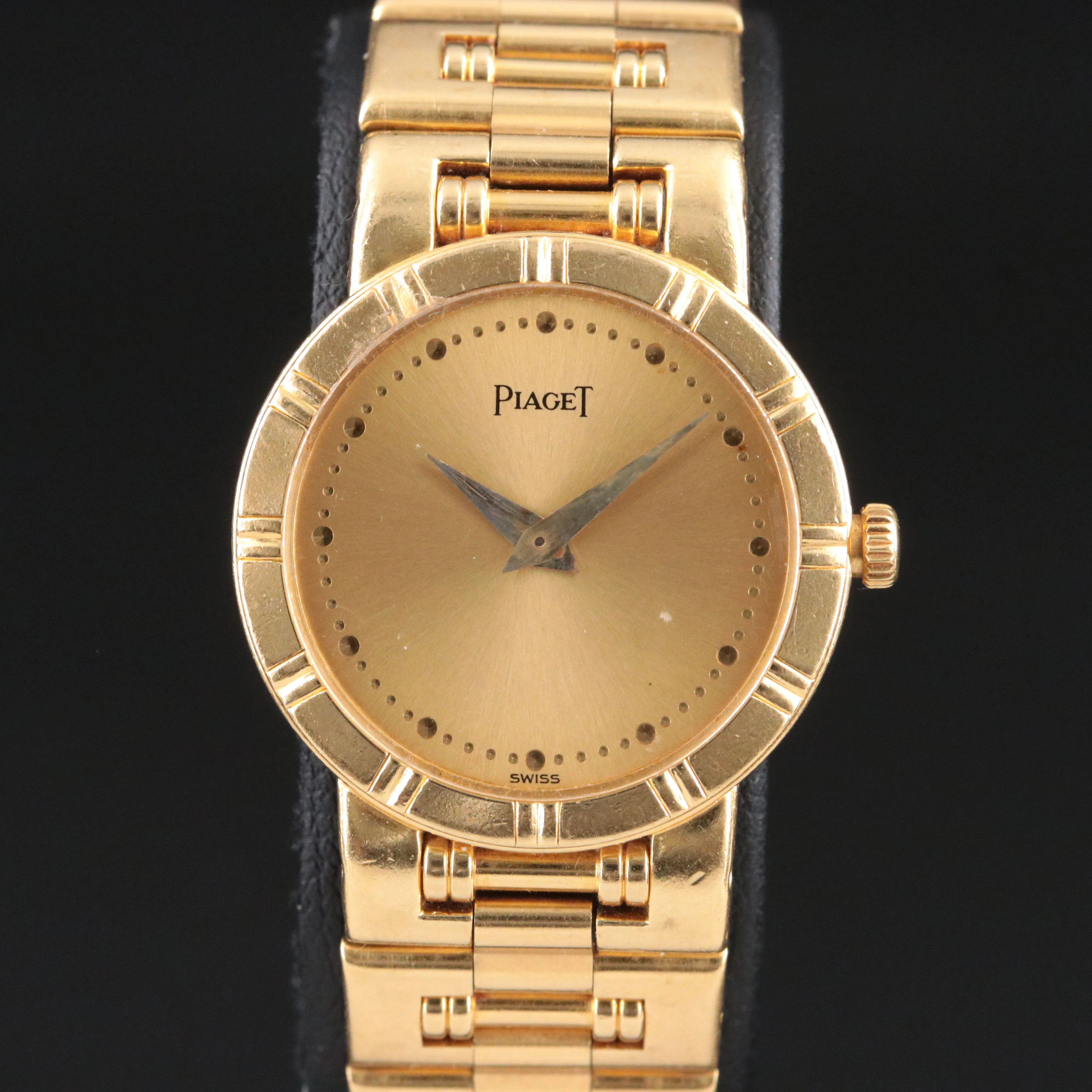 18K Piaget Dancer Quartz Watch Model 80563 K 81