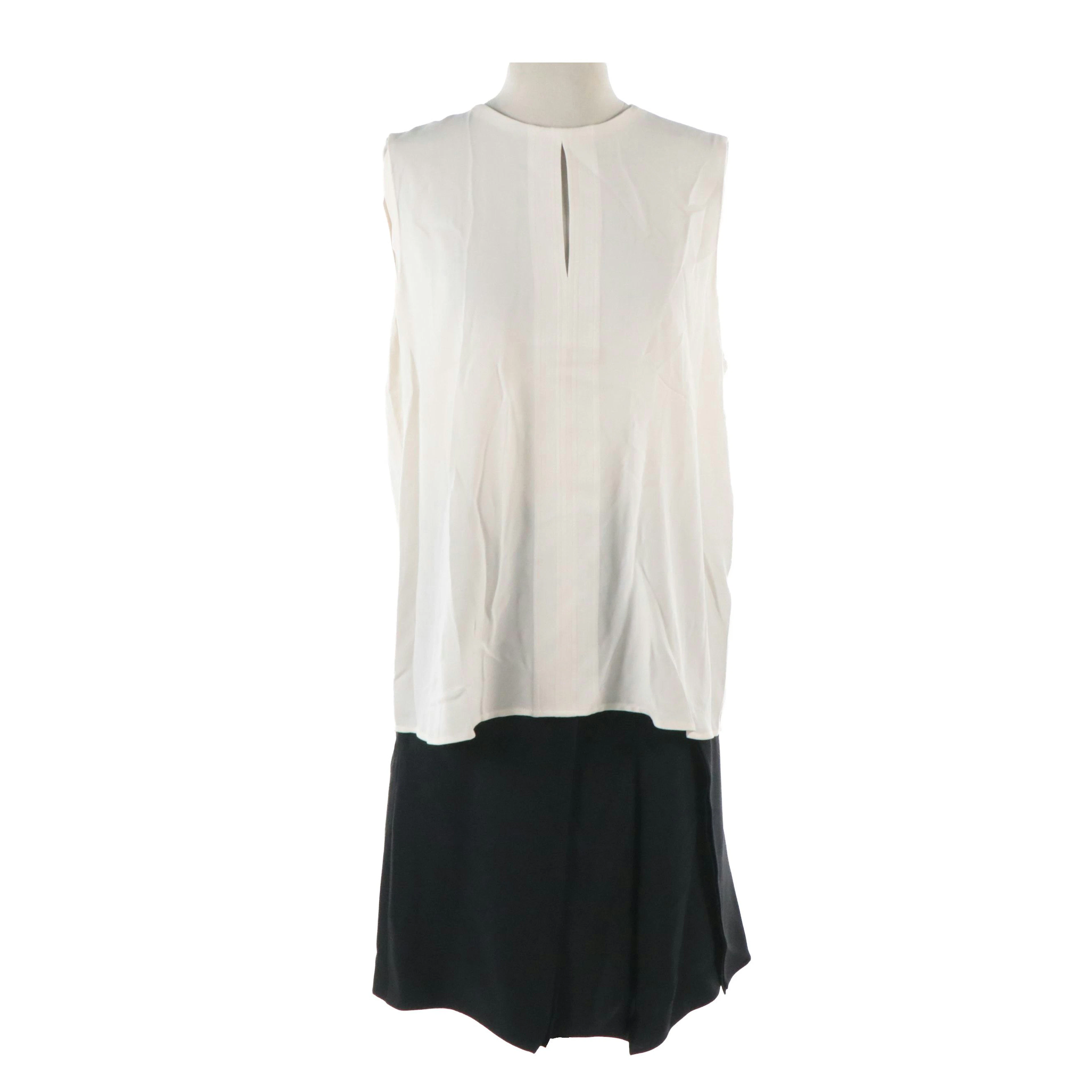 Ralph Lauren Silk Sleeveless Top with Giorgio Armani Silk Skirt