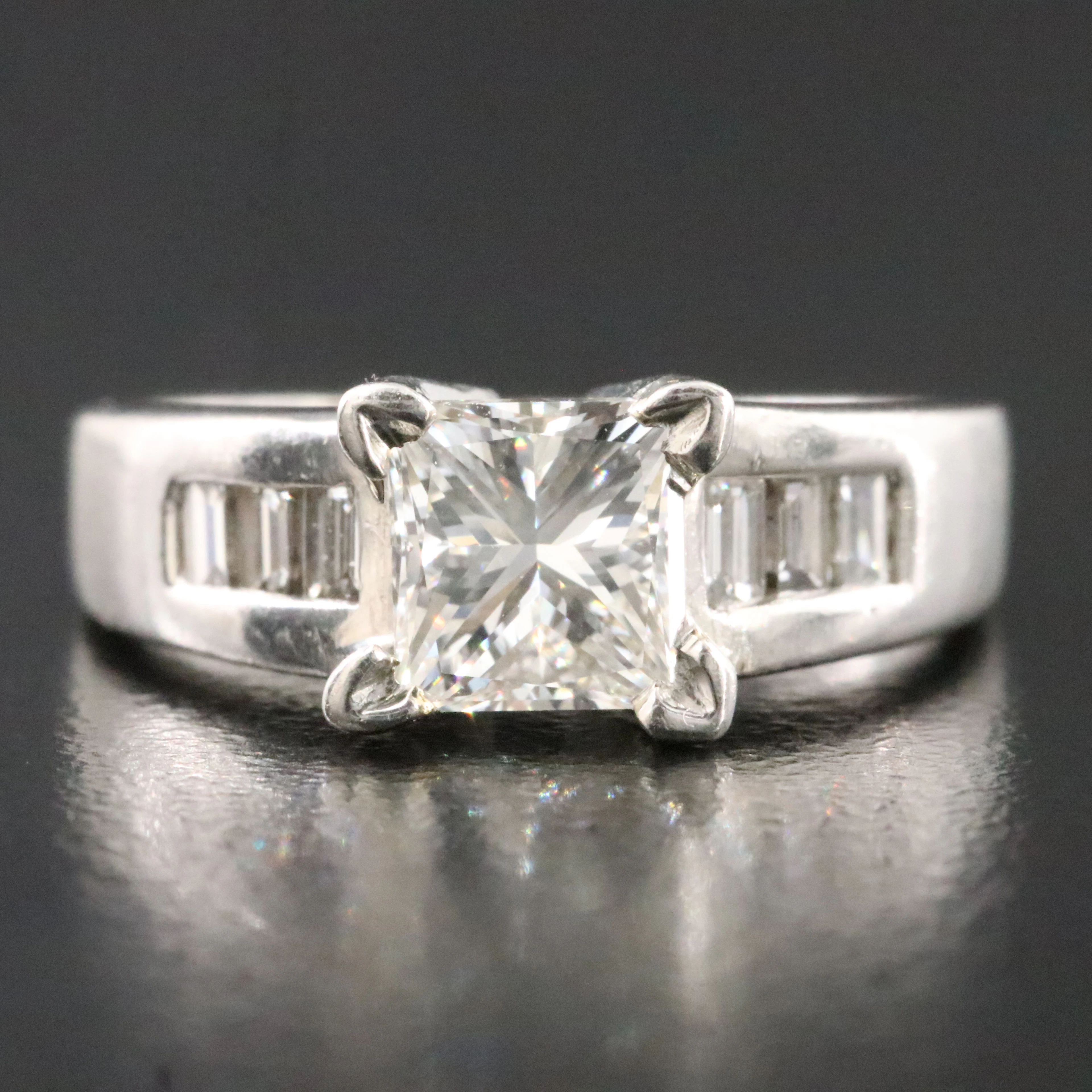 Platinum 1.30 CTW Diamond Ring