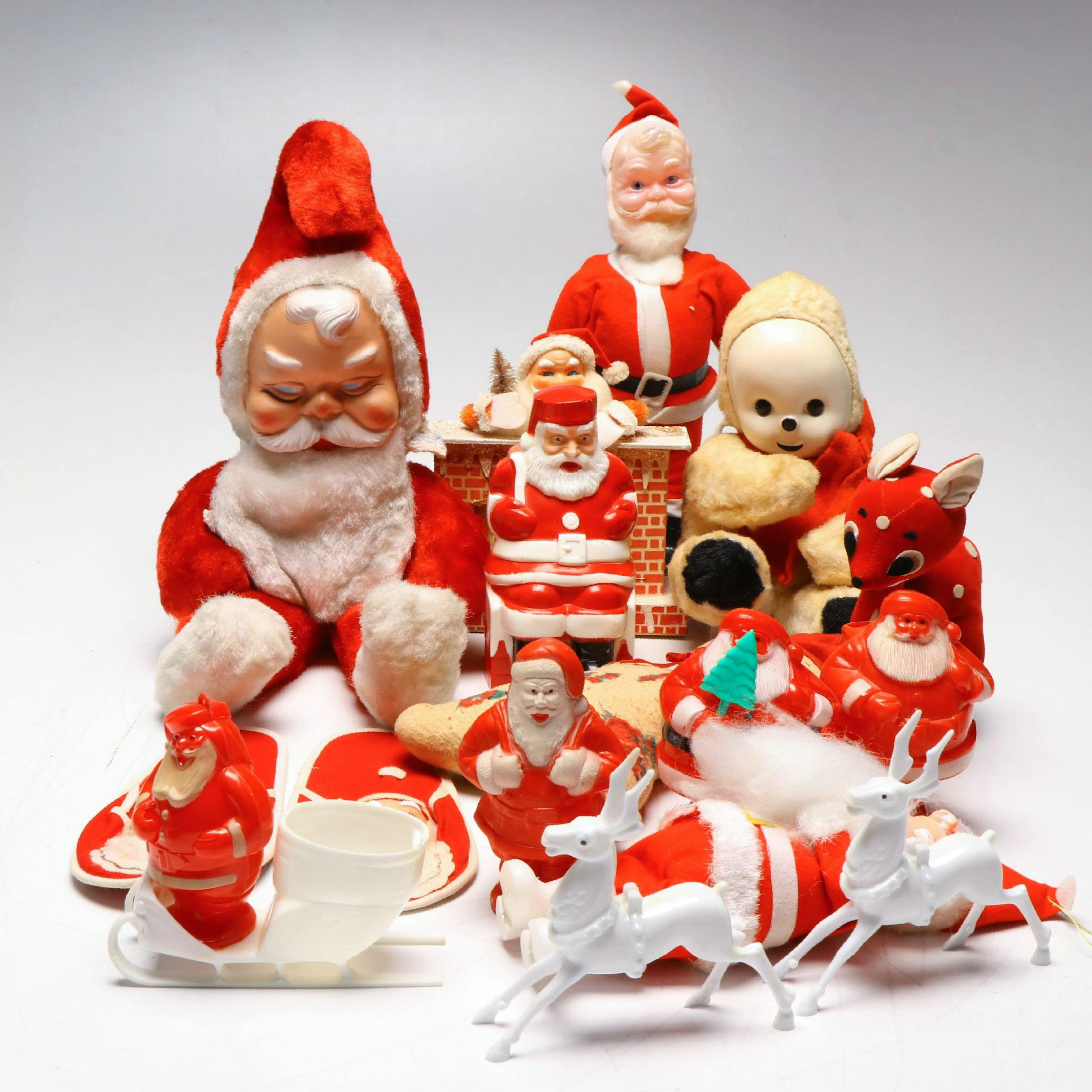 Knickerbocker Snowman, More Stuffed Christmas Toys and Figurines, Mid-20th C.