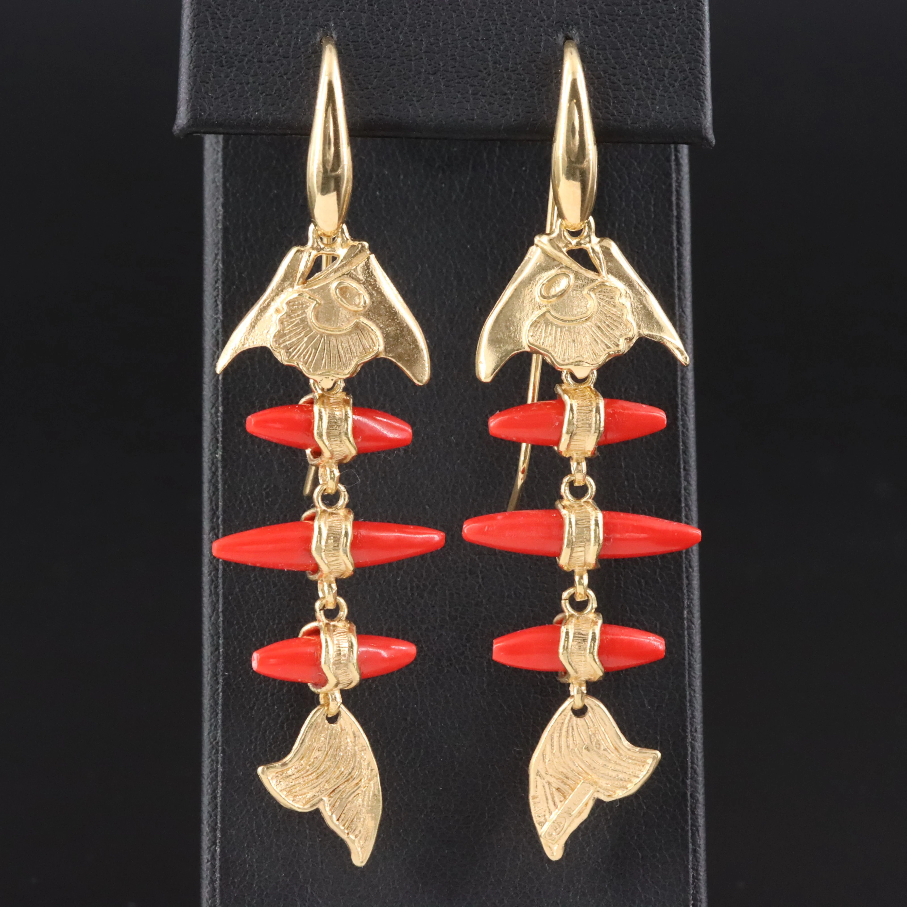 Bello Italiano Sterling Fish Earrings
