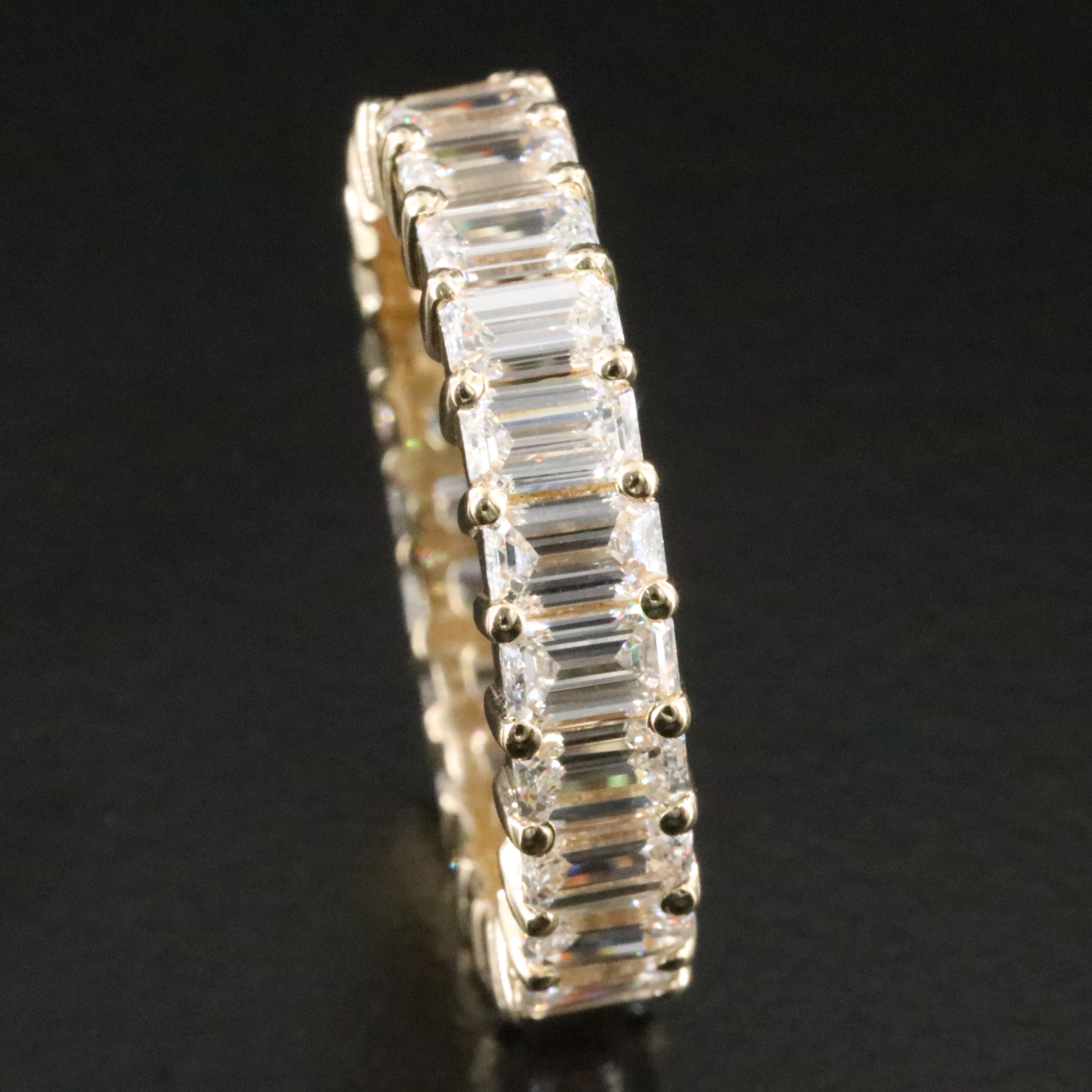 14K 4.15 CTW Lab Grown Diamond Eternity Ring