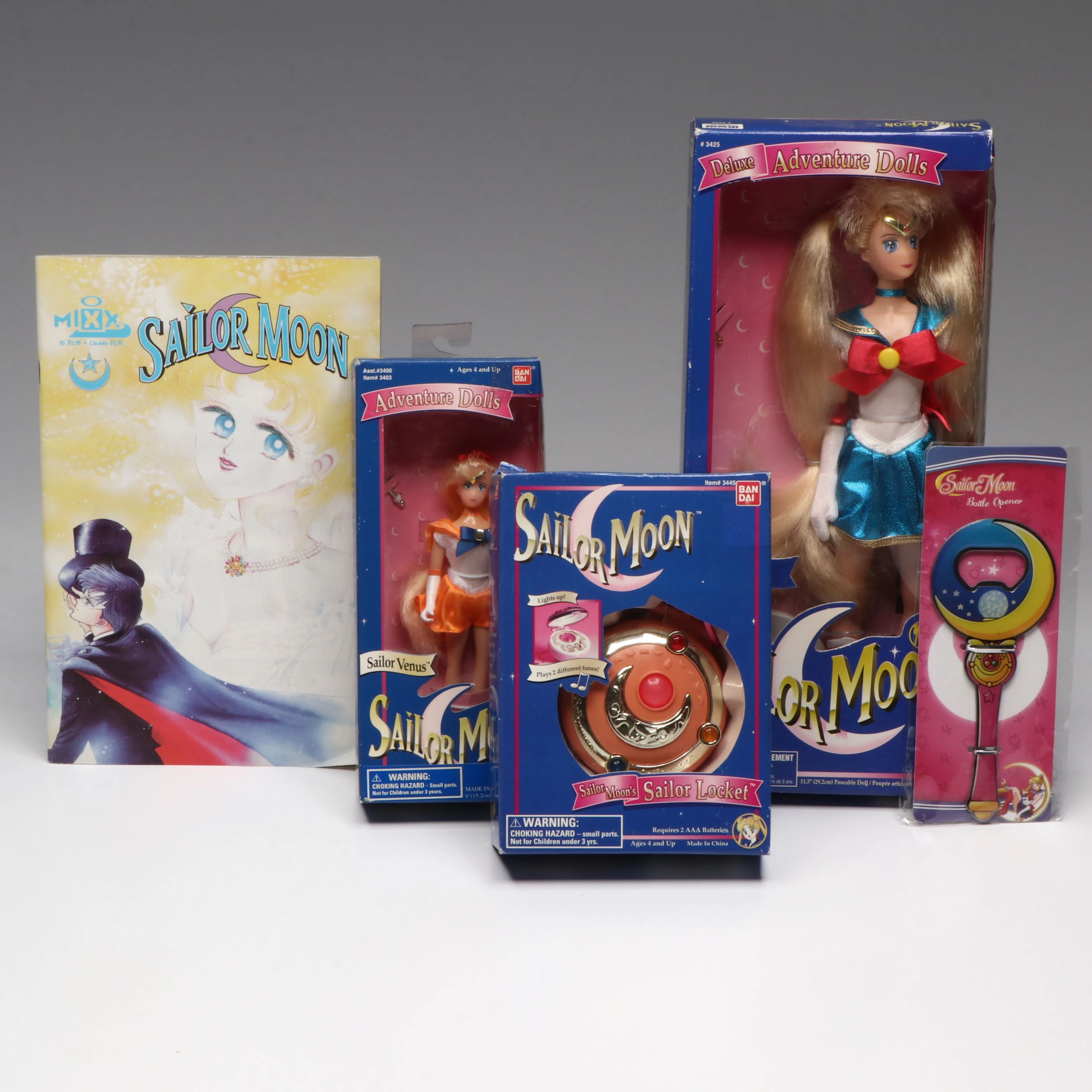 Adventure Dolls "Sailor Venus" with More Sailor Moon Collectibles