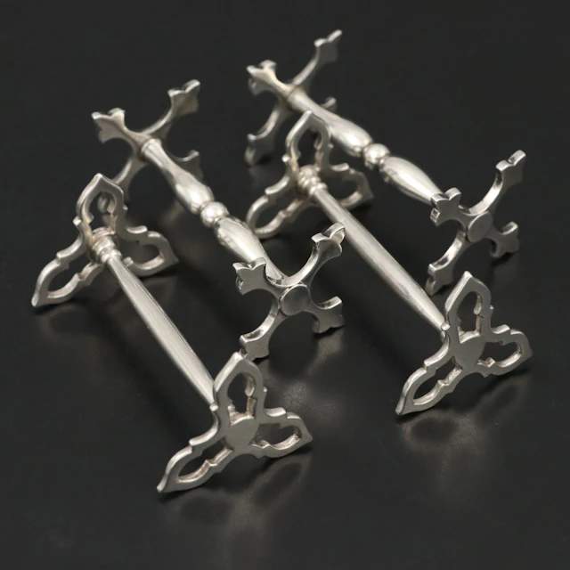 English Sterling Silver Knife Rests, Late 19th Century