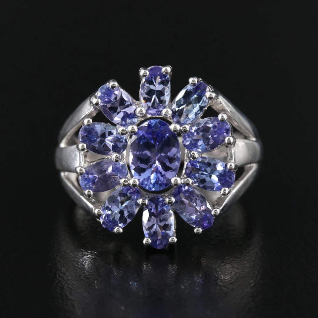 Sterling Tanzanite Ring