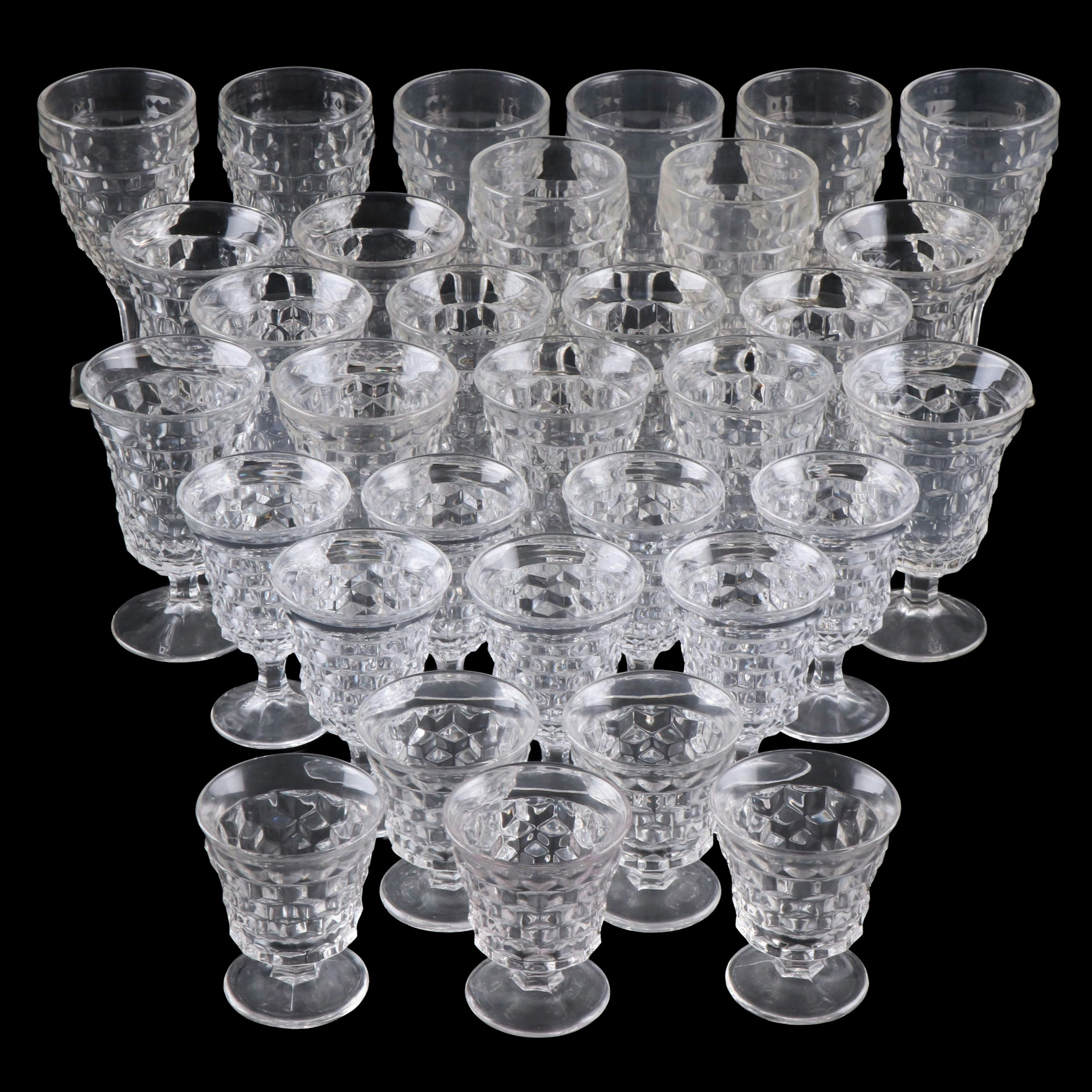 Fostoria "American Clear" Glass Stemware
