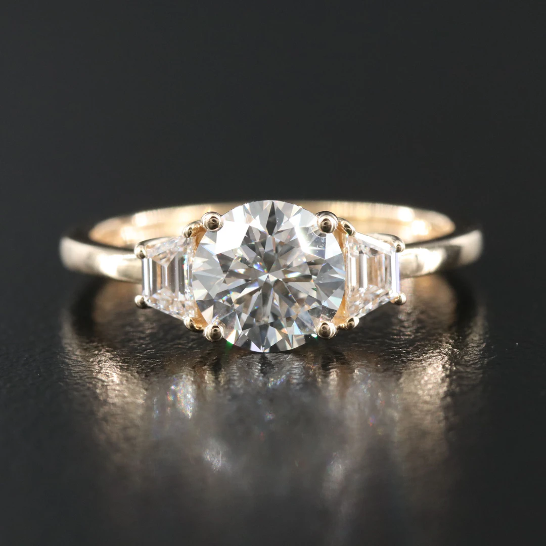 14K 1.44 CTW Lab Grown Diamond Ring with IGI Report