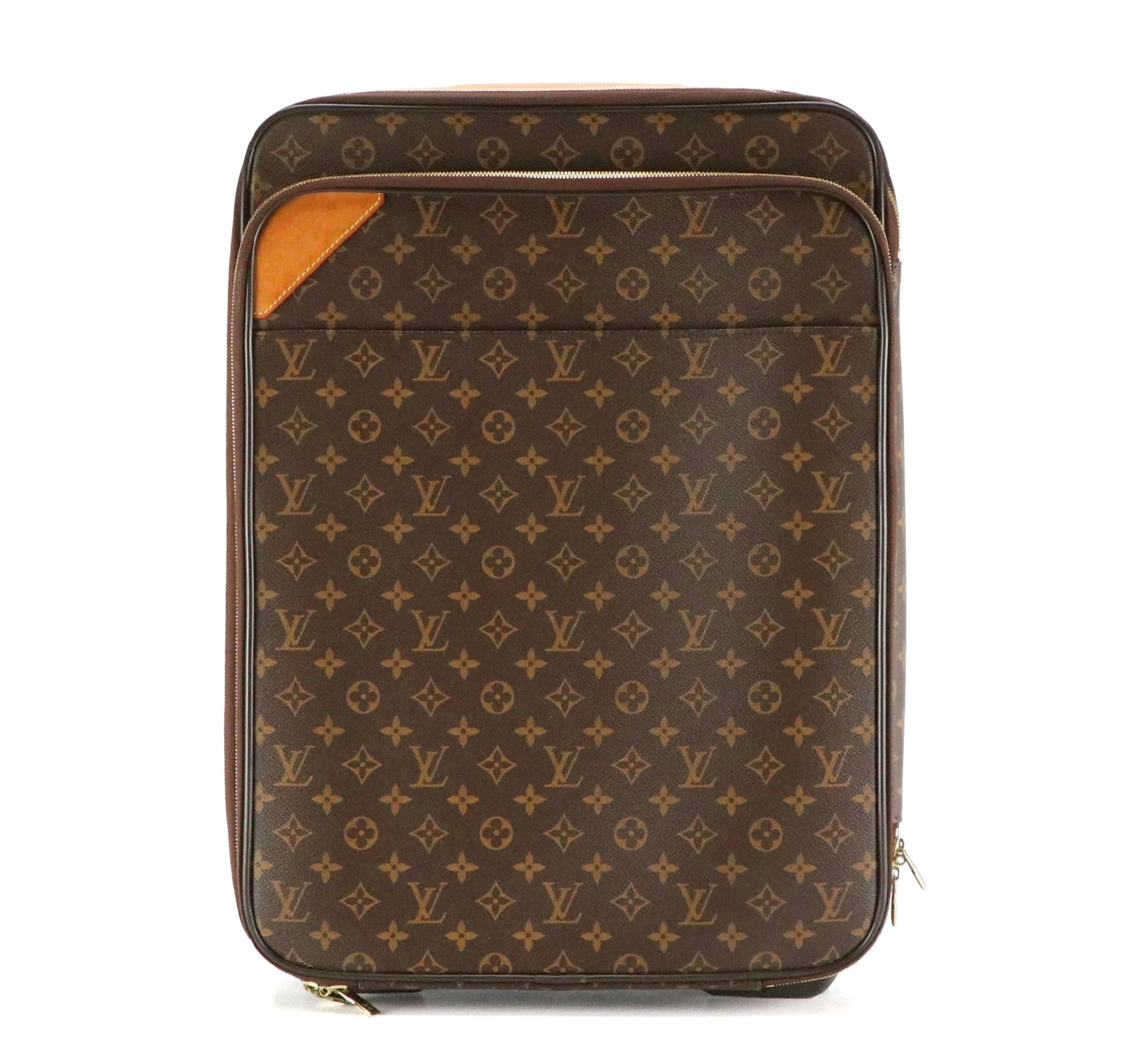 Louis Vuitton Pégase 55 Rolling Luggage in Monogram Canvas & Leather