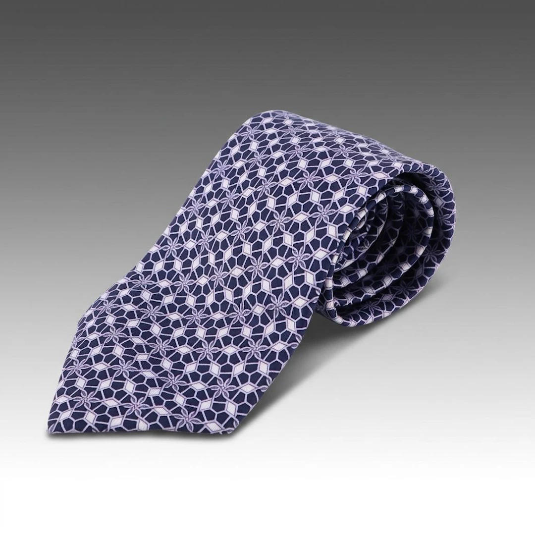 Hermès Hand-Stitched Silk Twill Necktie
