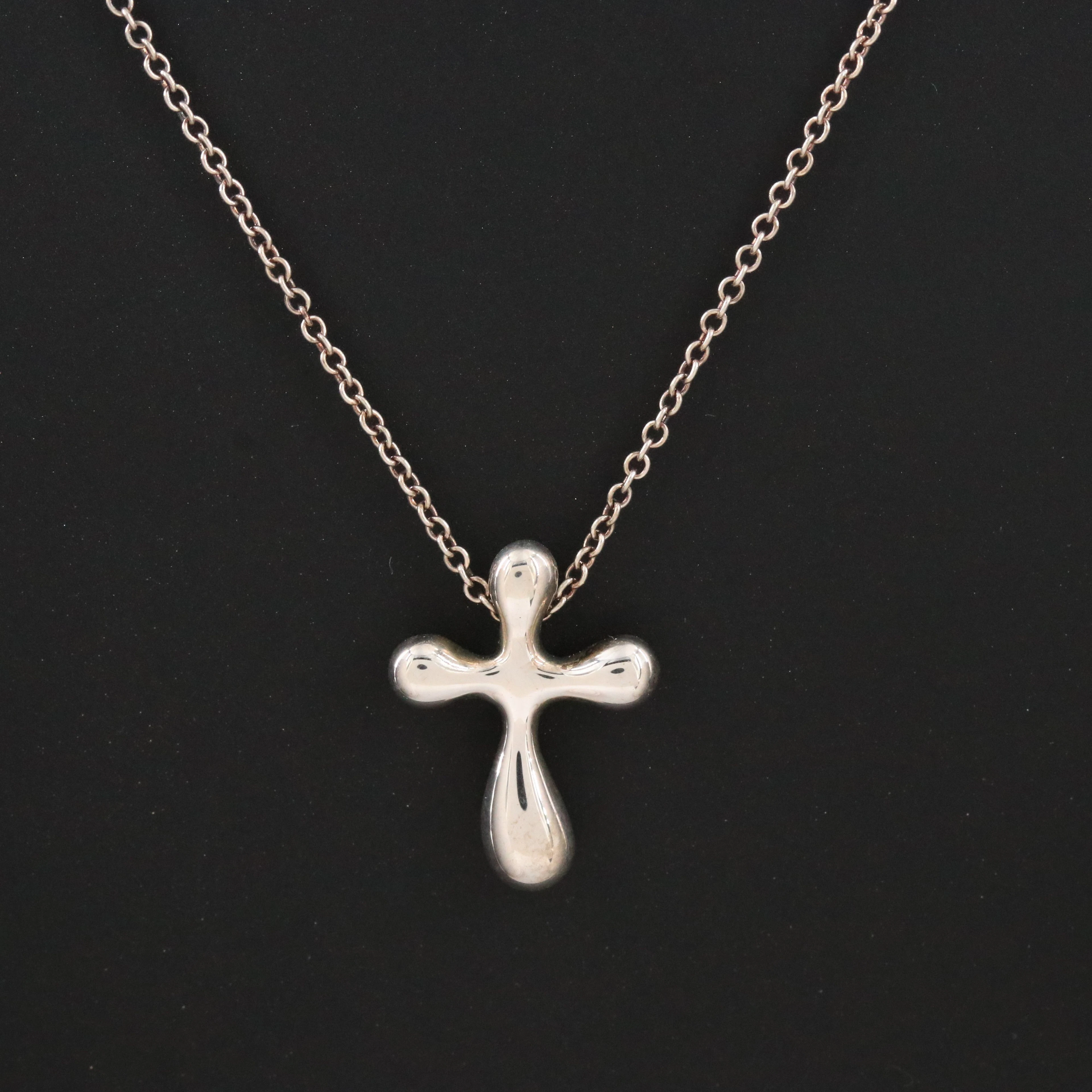 Elsa Peretti for Tiffany & Co. Sterling Cross Necklace