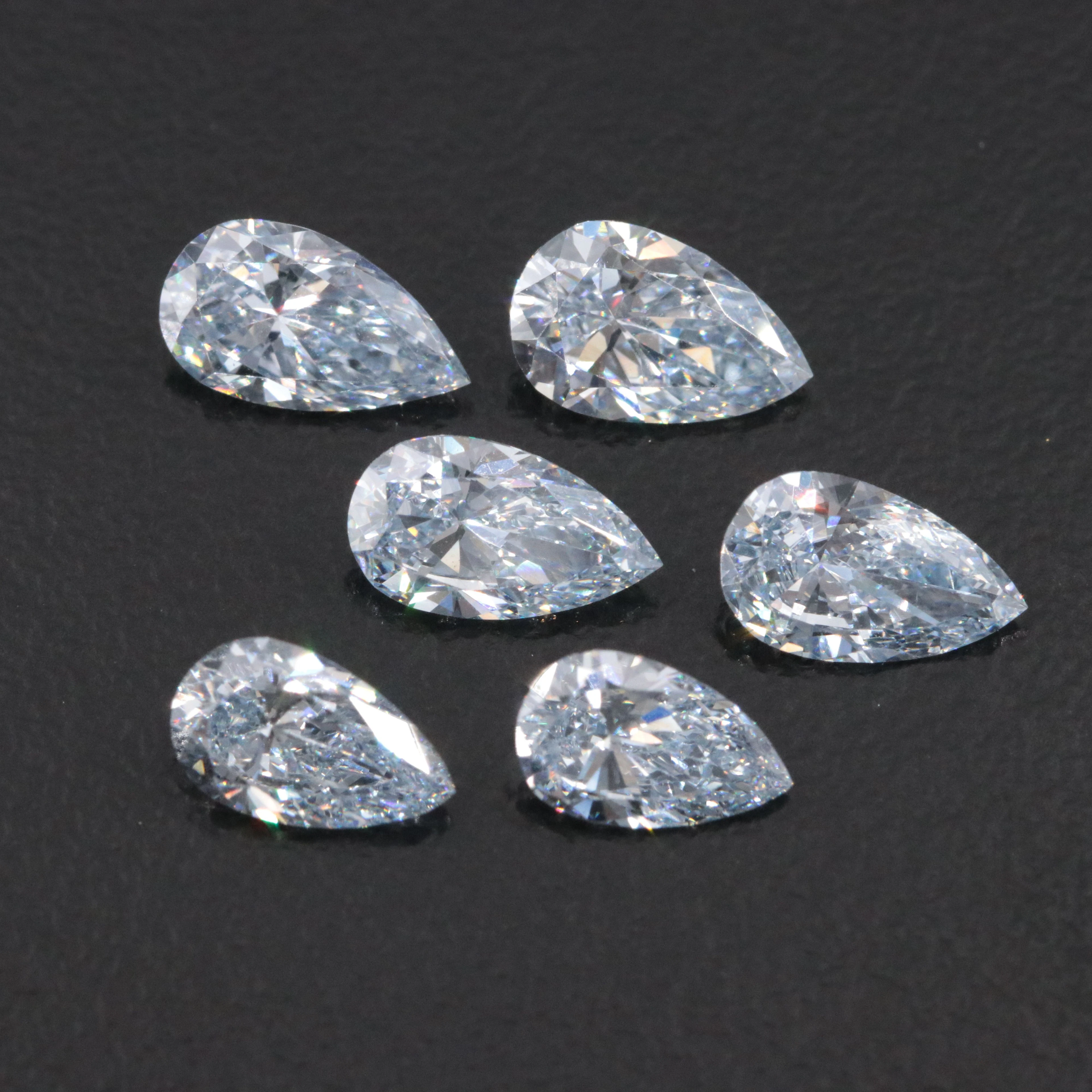 Loose 3.32 CTW Fancy Blue Lab Grown Diamond Lot