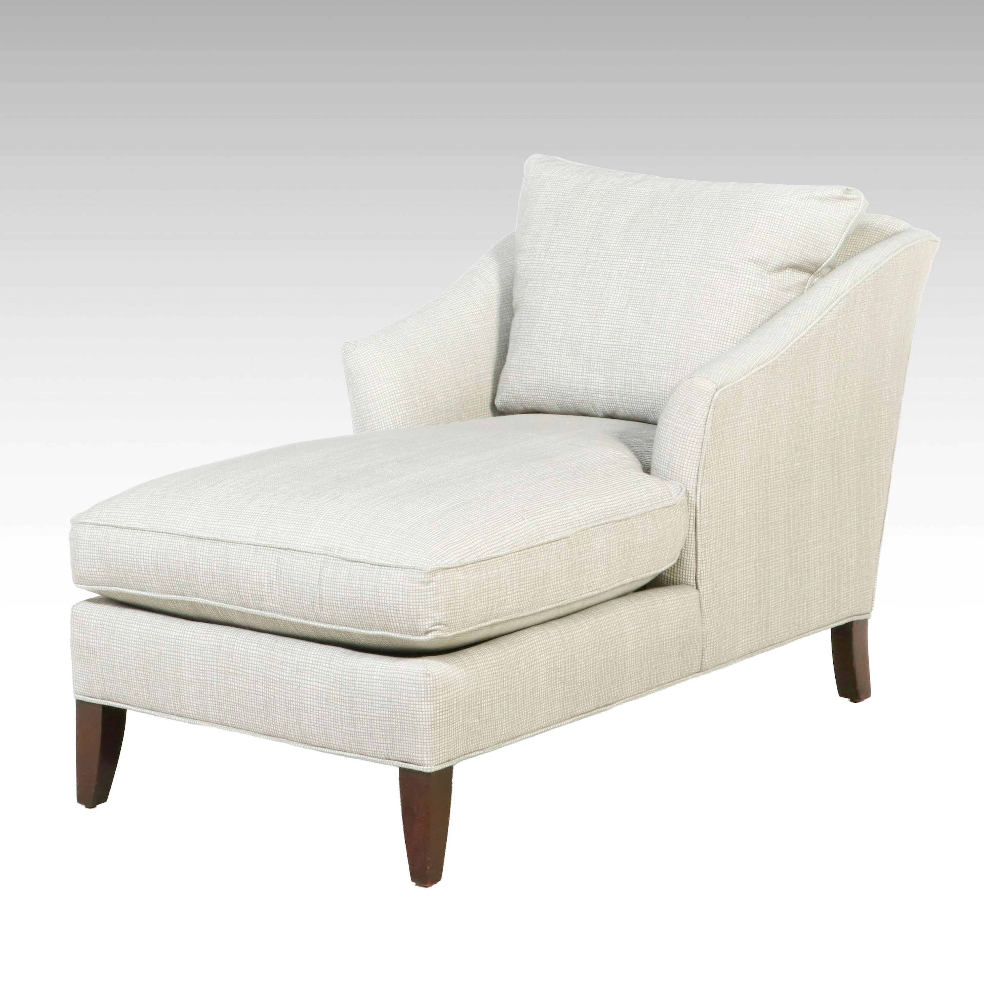 Contemporary Modern Upholstered Chaise Lounge