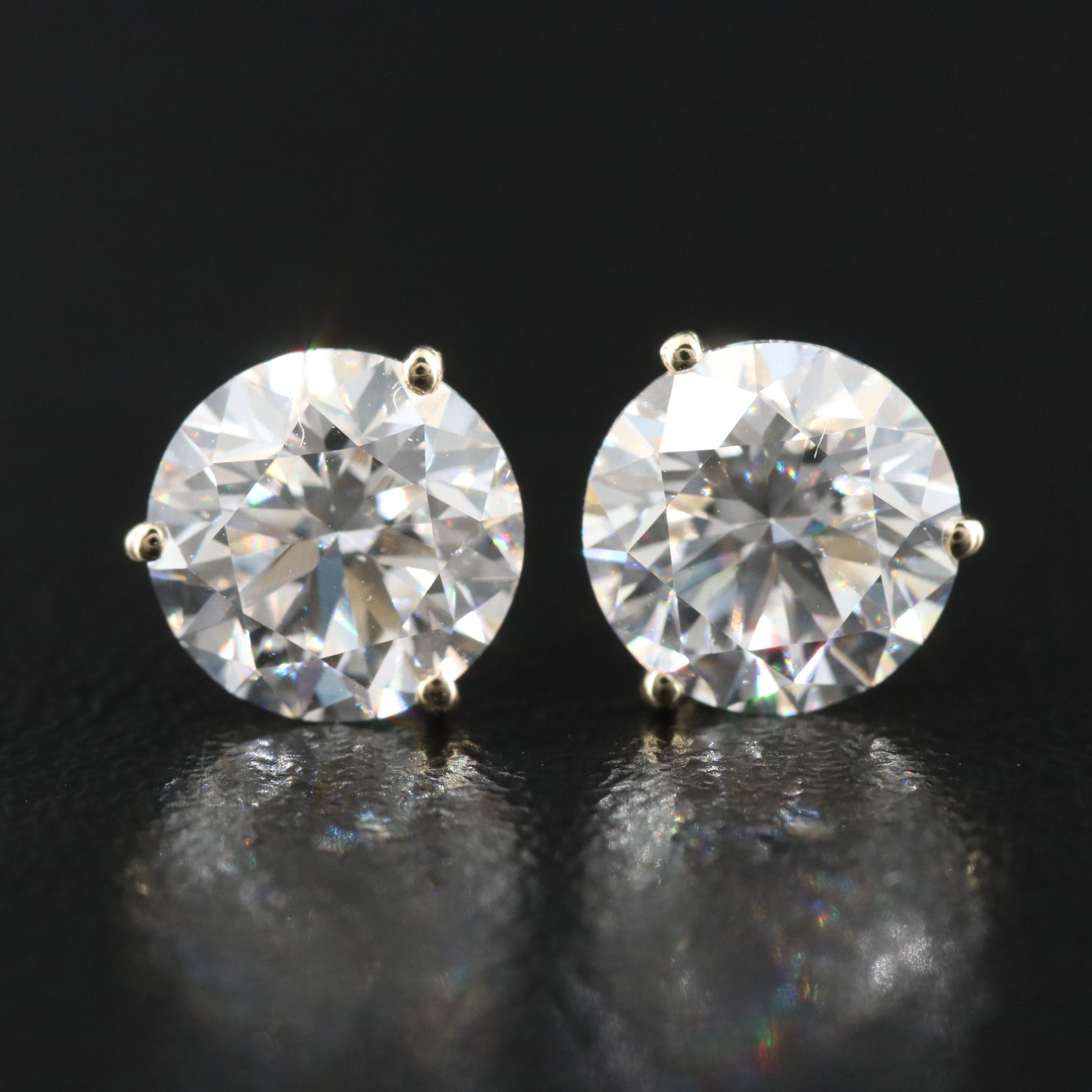 14K 2.03 CTW Lab Grown Diamond Stud Earrings