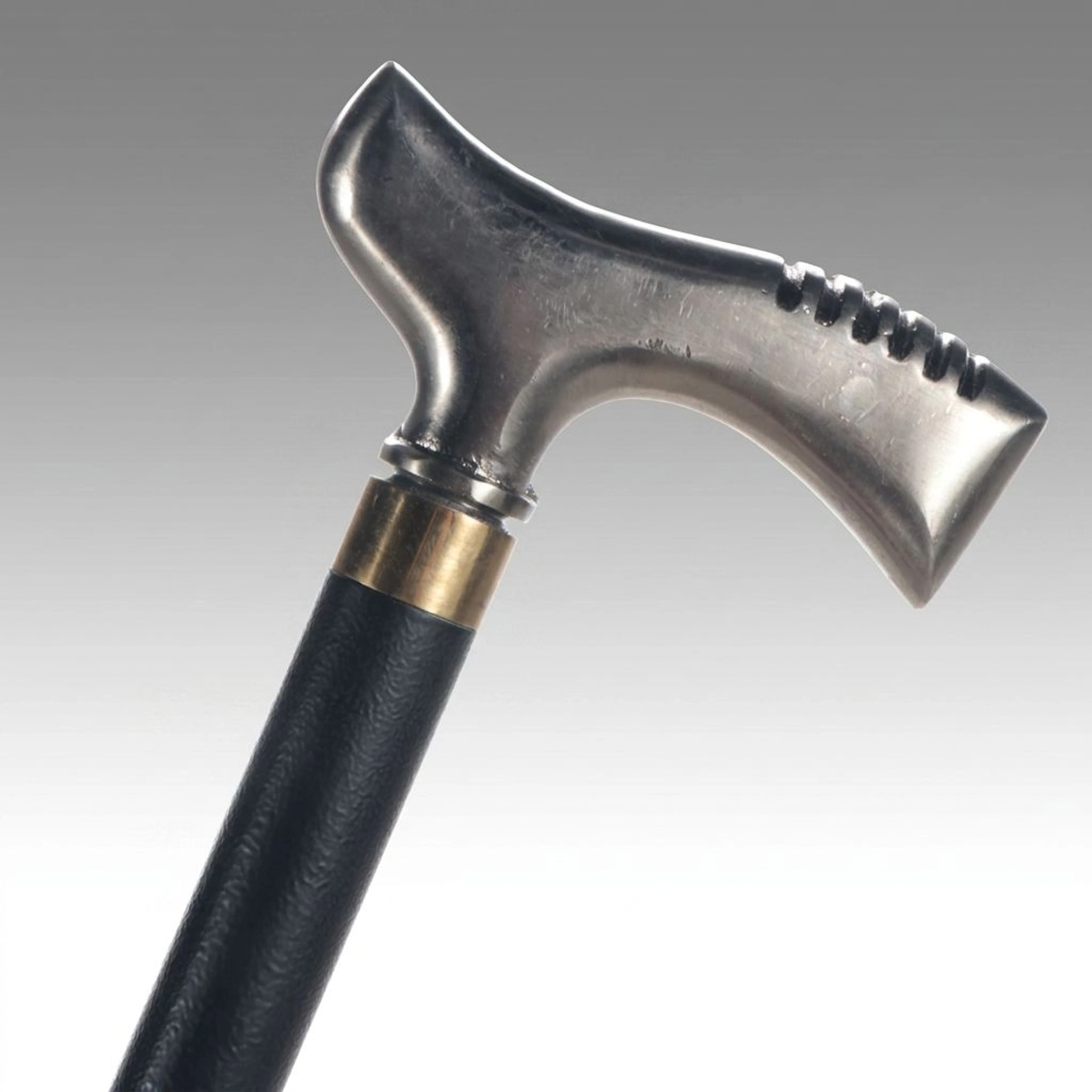 Derby Handle Metal Sword Cane