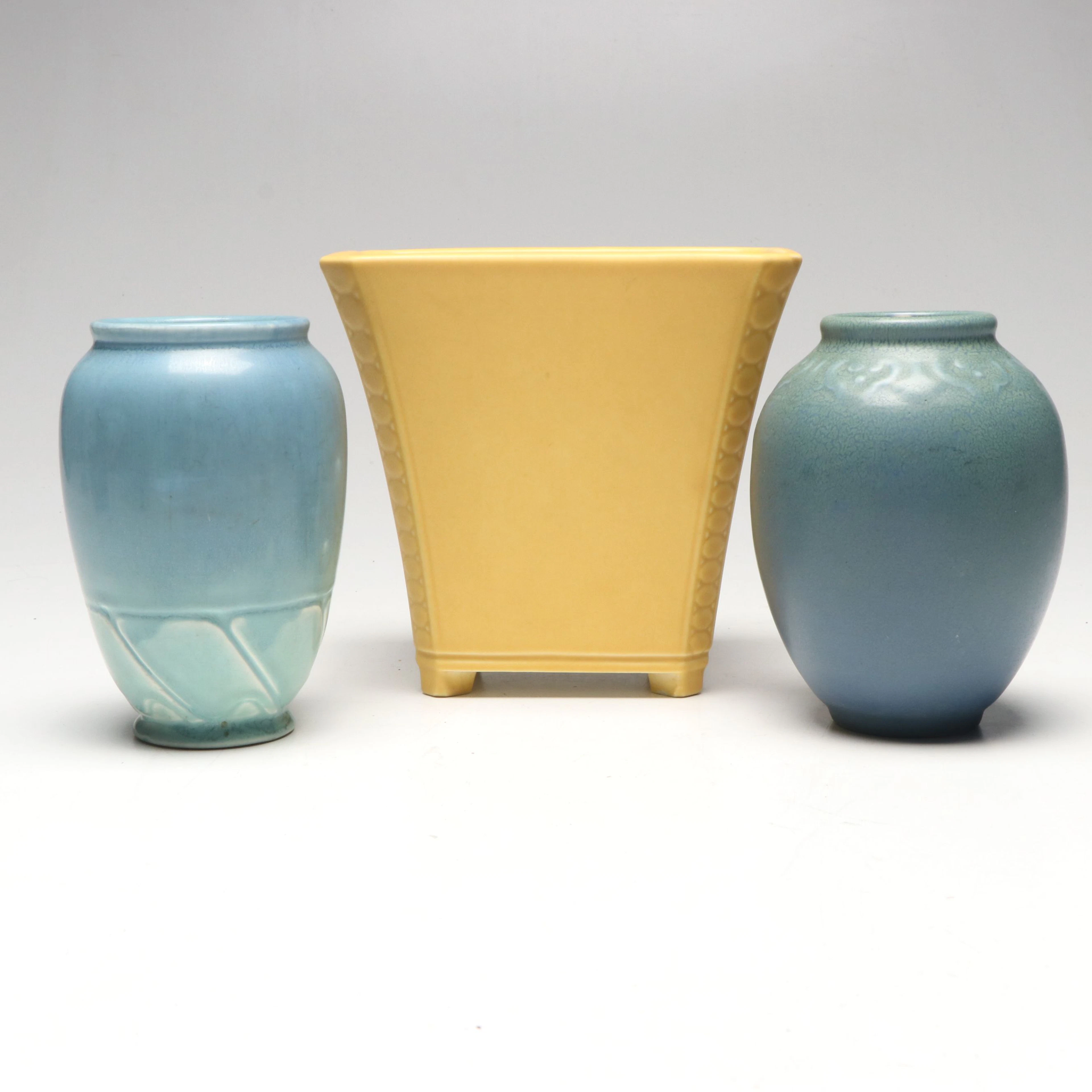 Rookwood Pottery Arts and Crafts Style Vases, 1920s