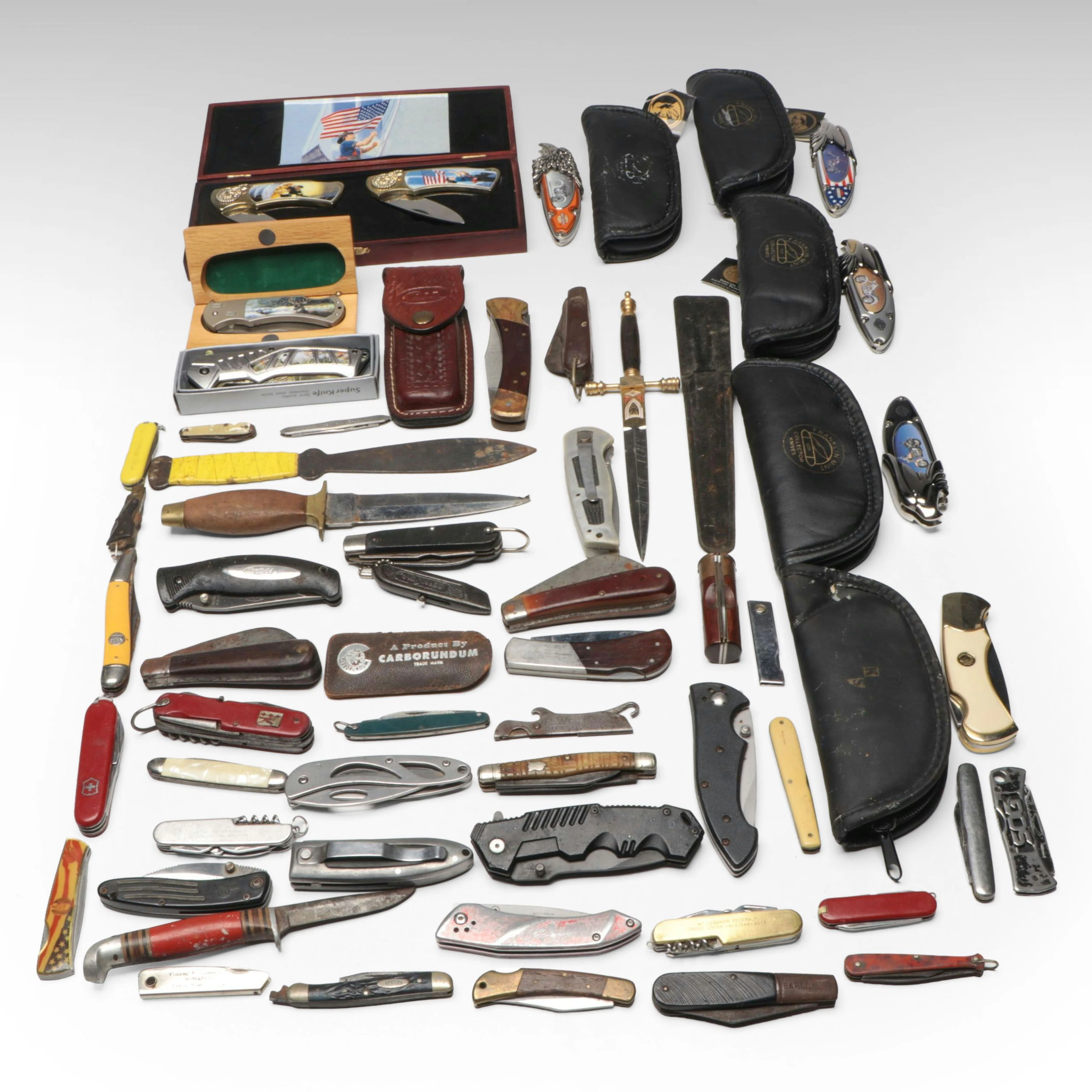 Franklin Mint Harley Davidson Collector Pocket Knives with More Knives