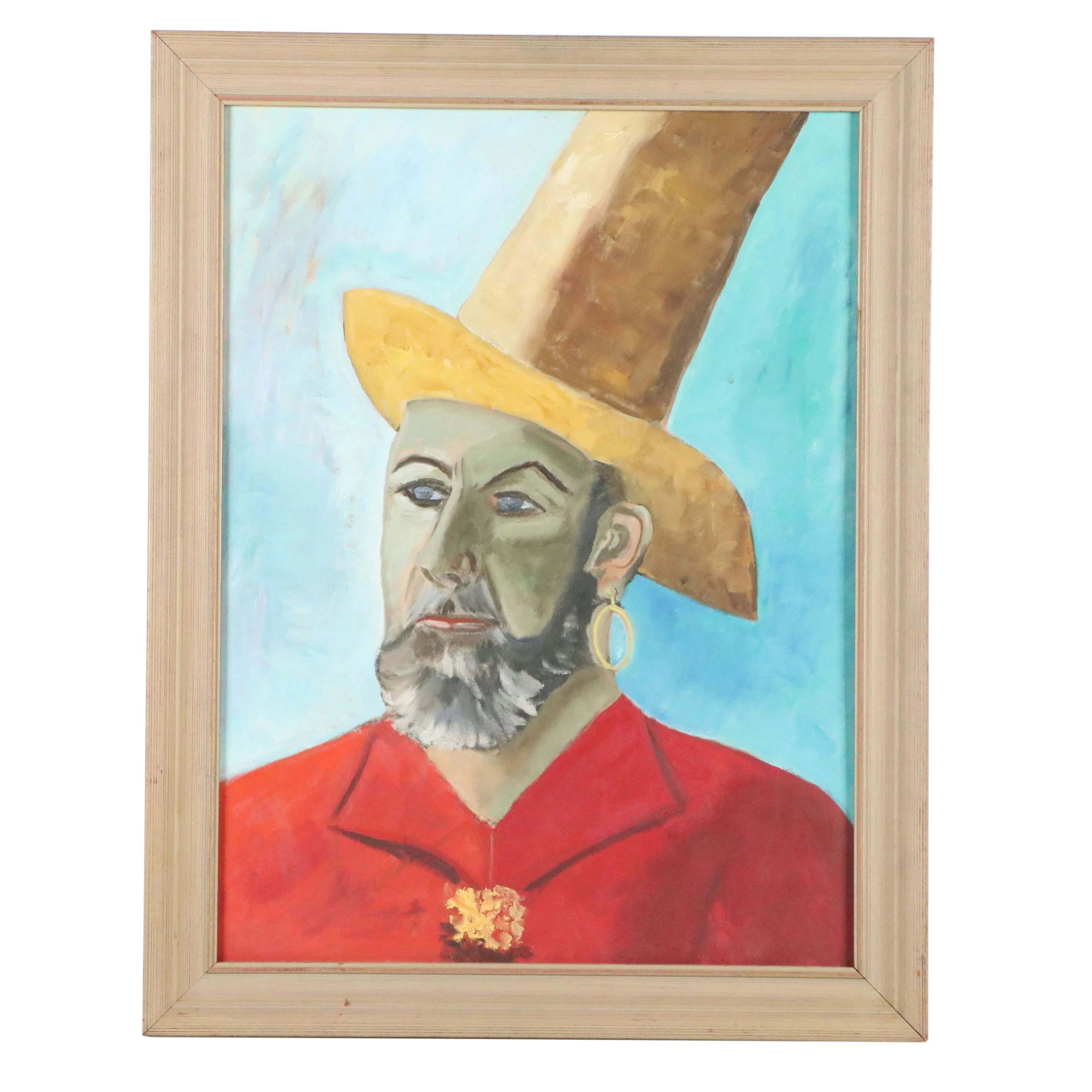 Richard J. Mack Oil Painting "The Buccaneer," 20th Century