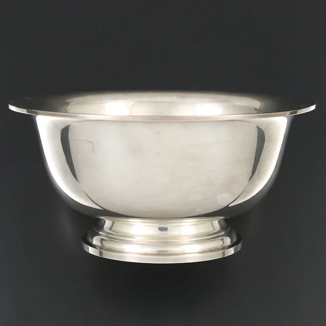 Richard Dimes Sterling Silver Footed Bowl, Early to Mid-20th C.