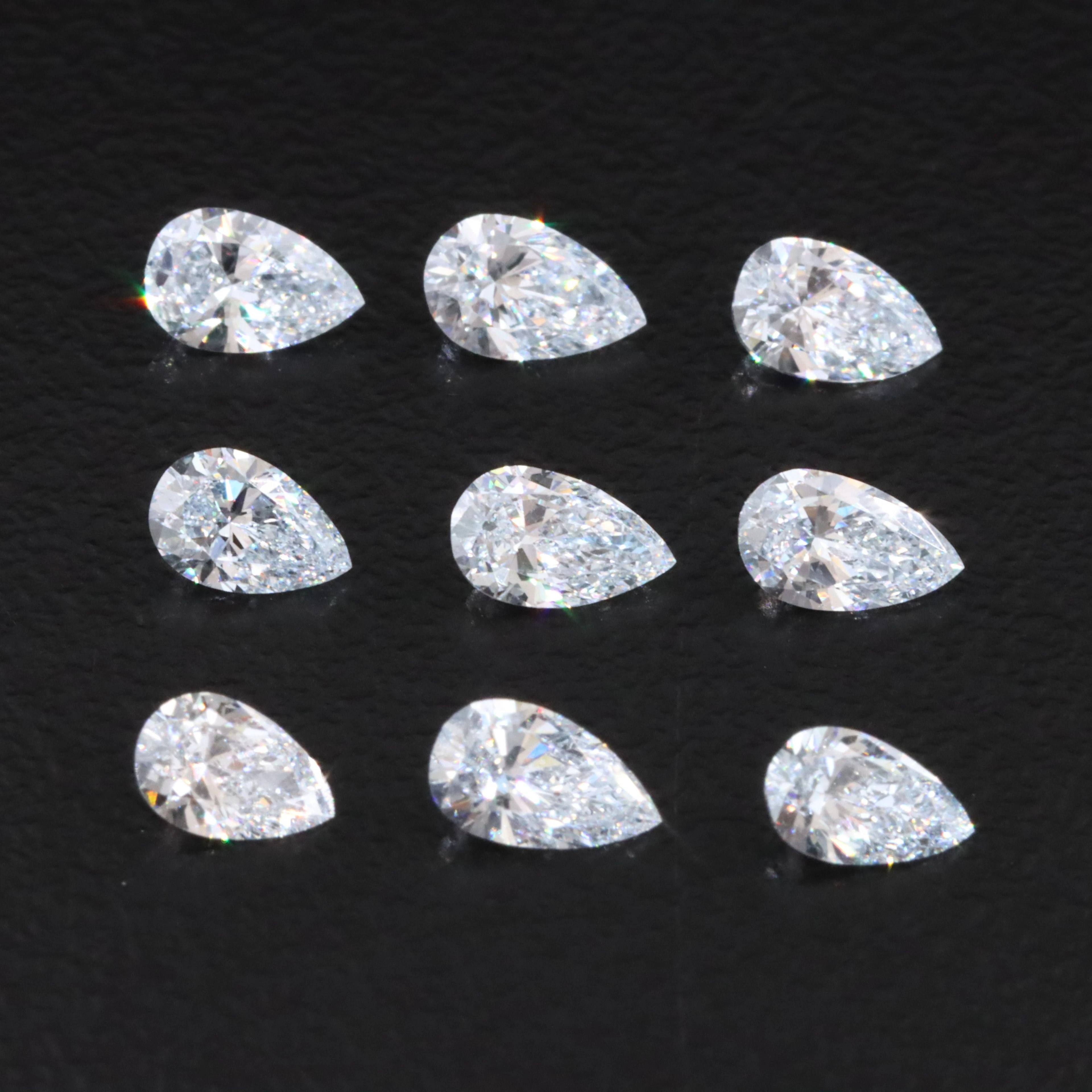 Loose 1.88 CTW Fancy Blue Lab Grown Diamond Lot