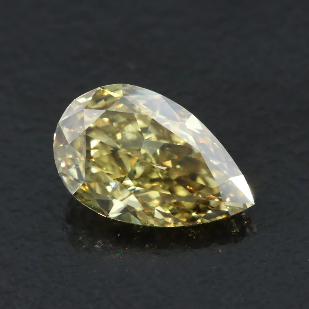 Loose 2.09 CT Lab Grown Fancy Yellow Diamond