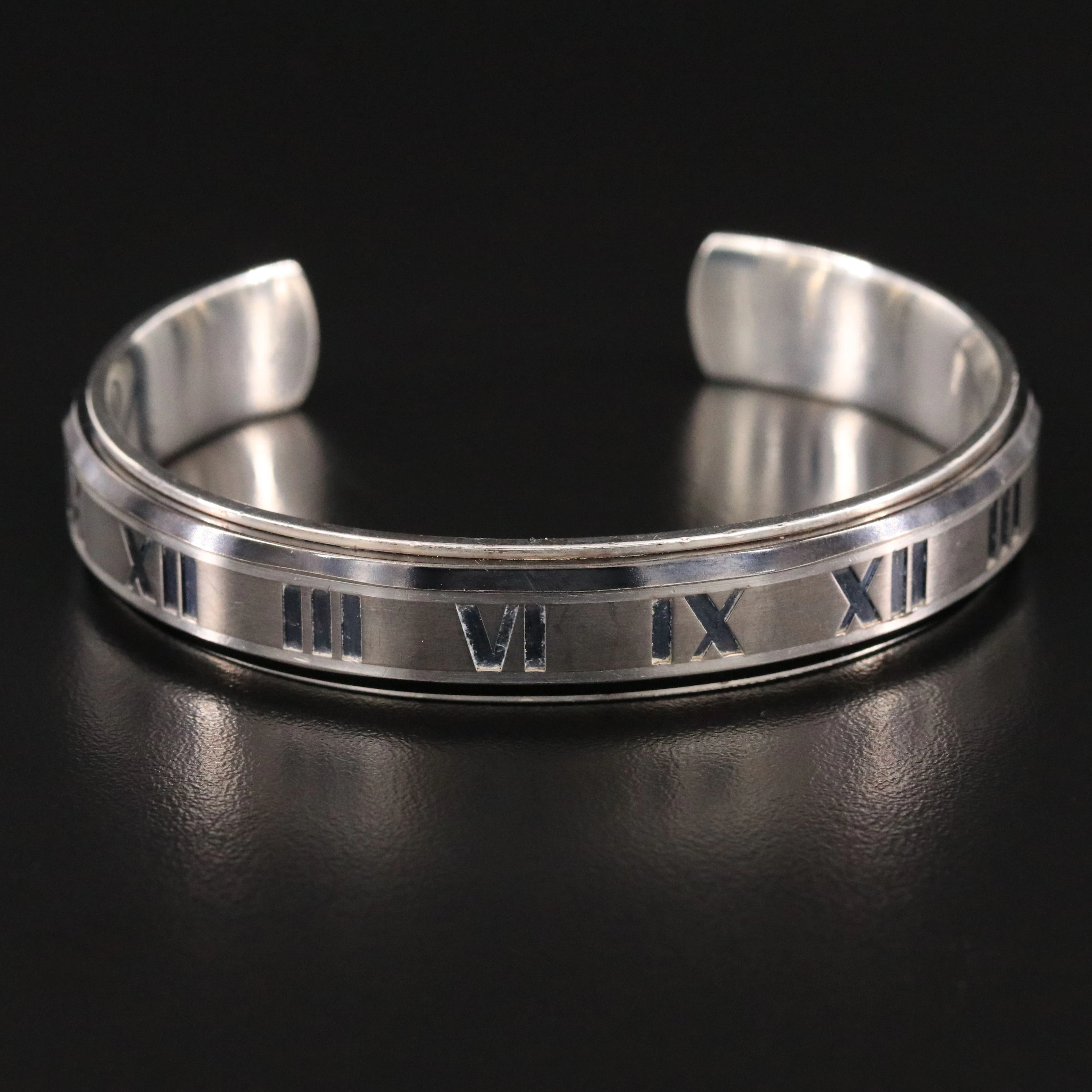 Tiffany & Co. Atlas Sterling and Titanium Cuff Bracelet