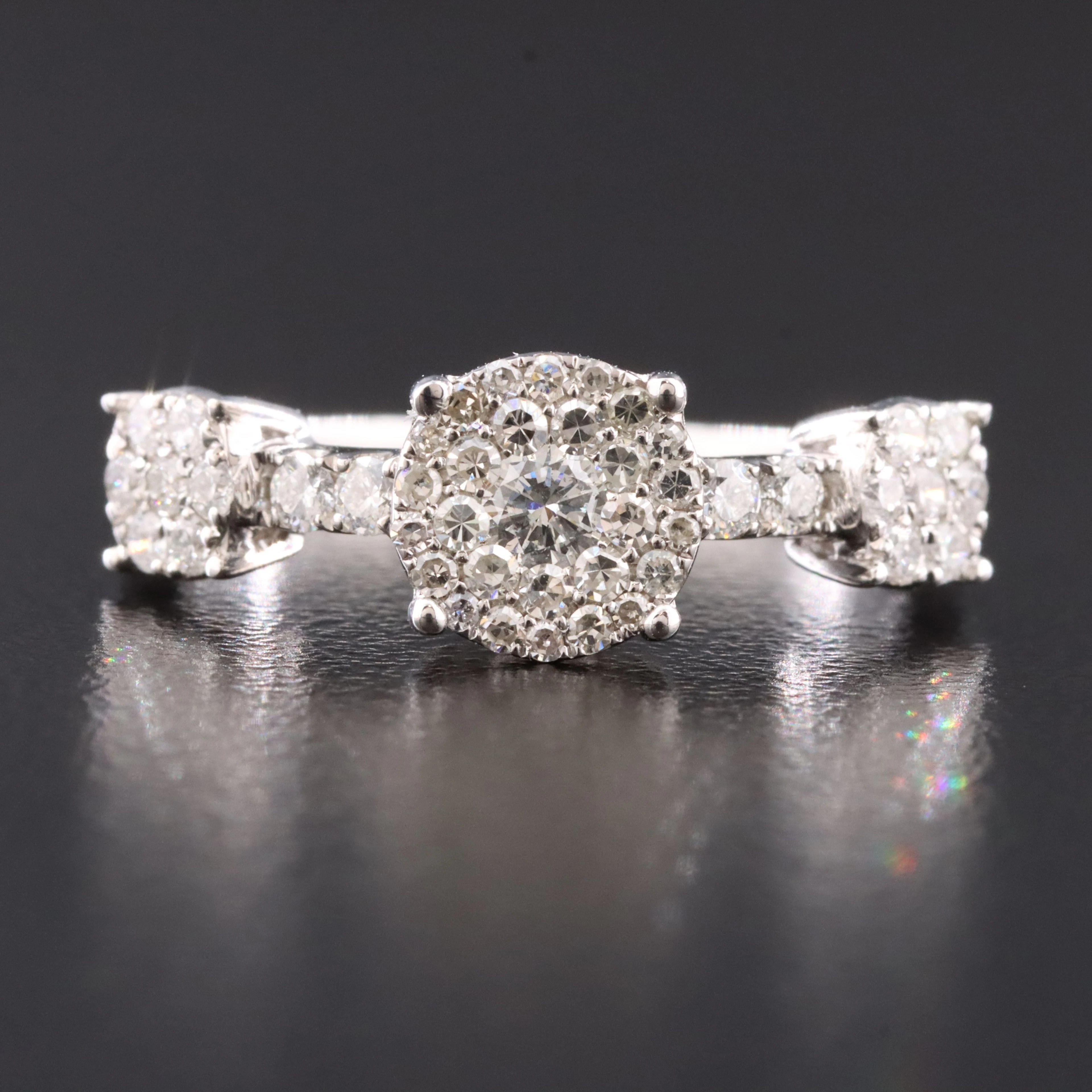 14K 0.58 CTW Diamond Ring