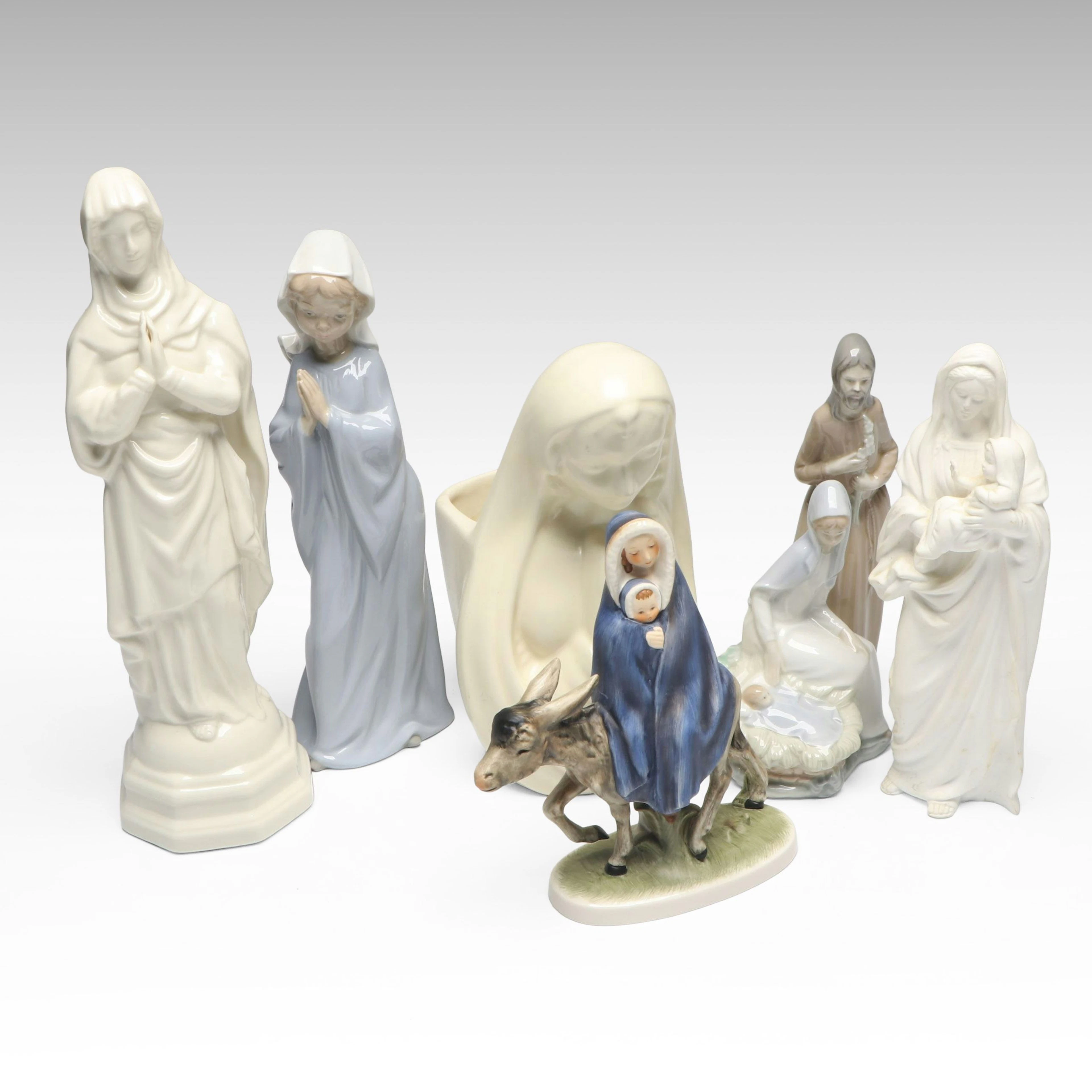 Nao "Holy Family" with Lenox "Madonna and Child" and More Christian Figurines