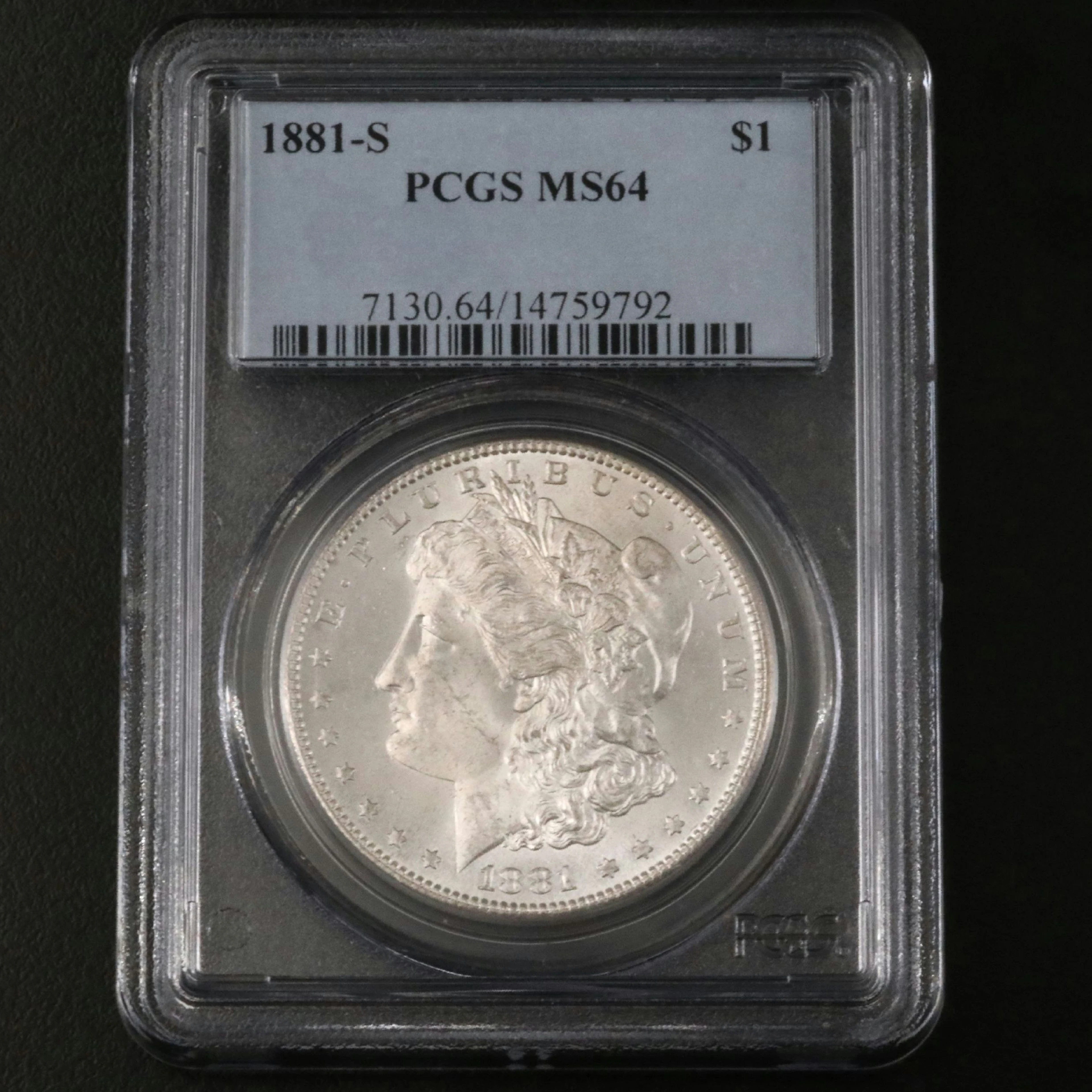 PCGS MS64 1881-S Morgan Silver Dollar