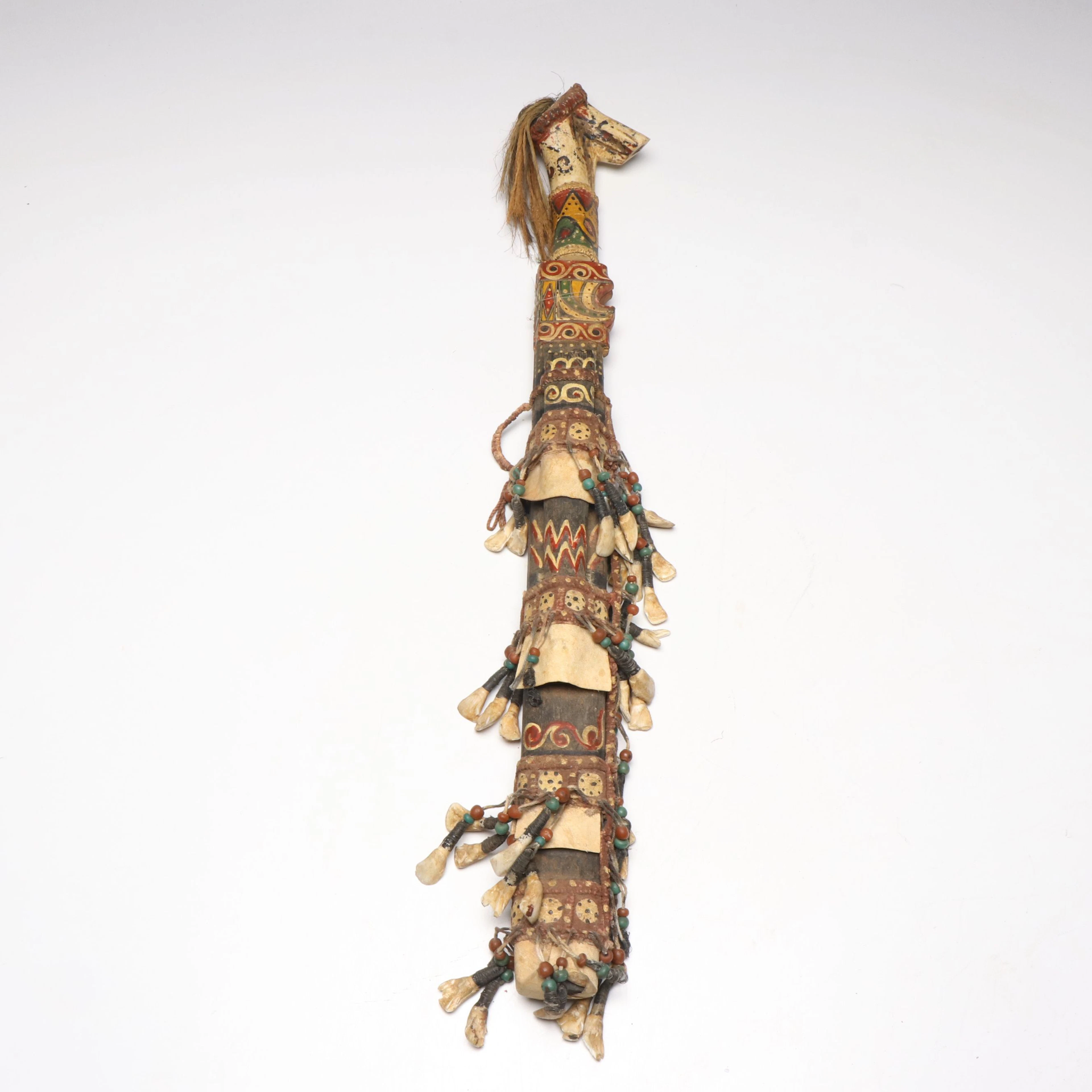 Dayak People of Borneo Mandau Replica Headhunting Sword and Sheath