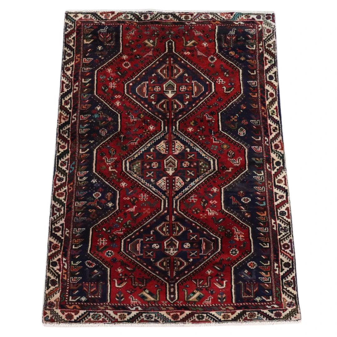 4'7 x 6'5 Hand-Knotted Persian Northwest Area Rug
