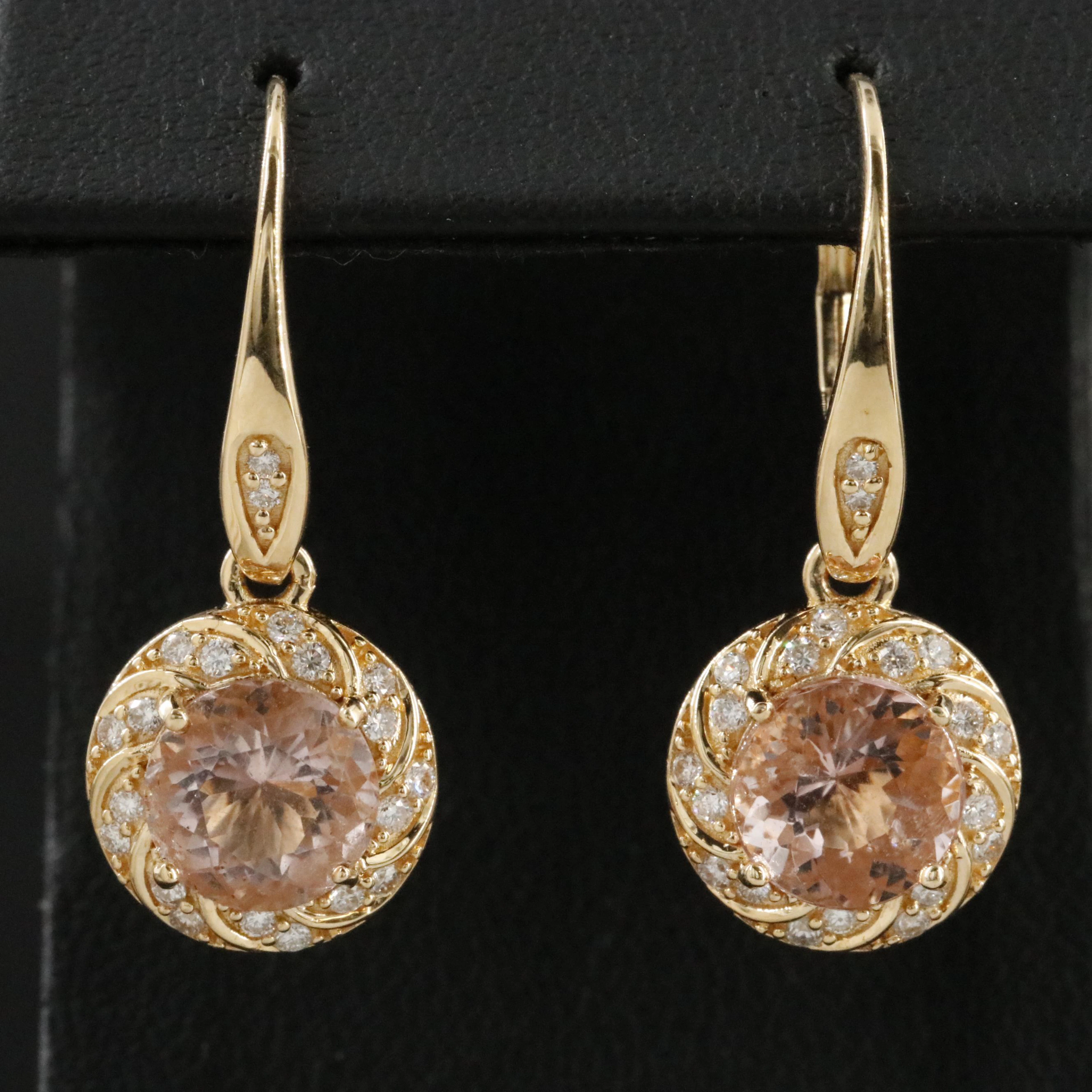 Chromia 18K Fluorite and Diamond Earrings