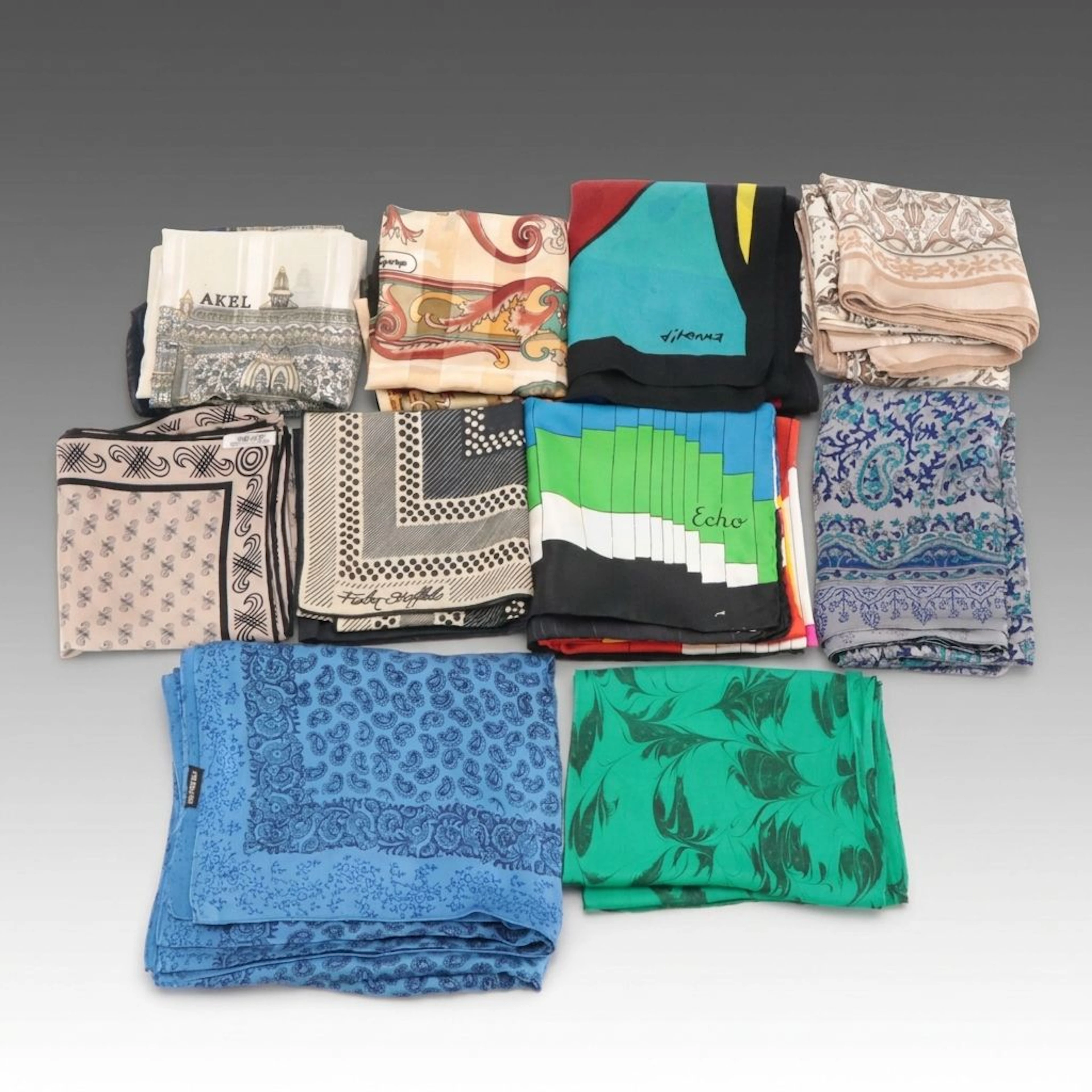 Fisba-Stoffels Cotton Scarf, Dilemma Art Scarf, Turkish Silk Scarves, and More