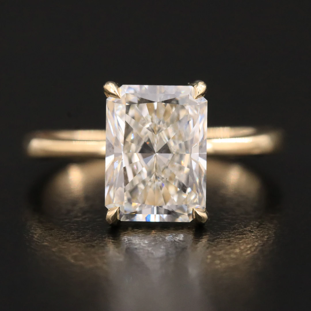 14K 3.11 CTW Lab Grown Diamond Ring with IGI Report