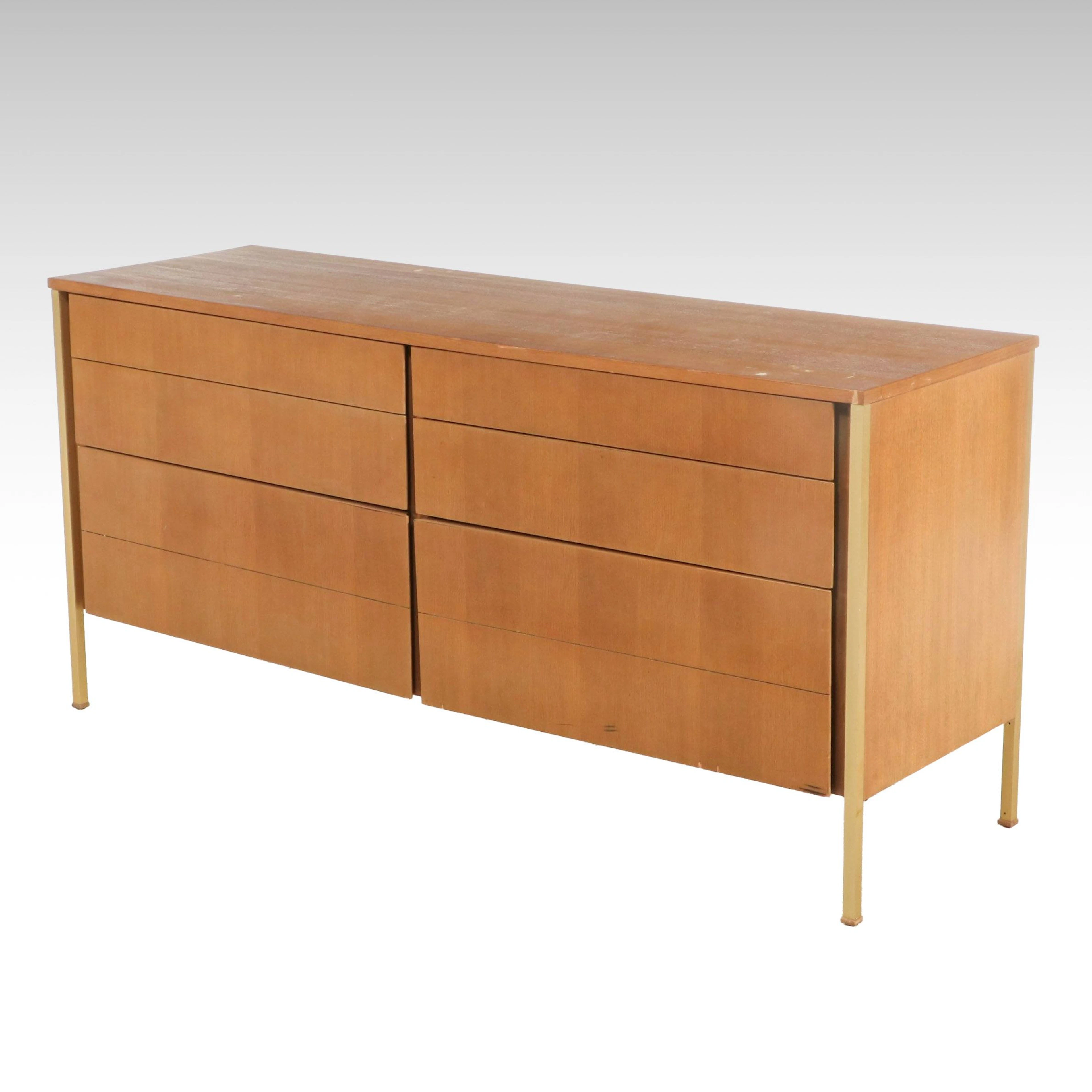 Ramseur Furniture Co. Mid Century Modern Walnut Six-Drawer Chest