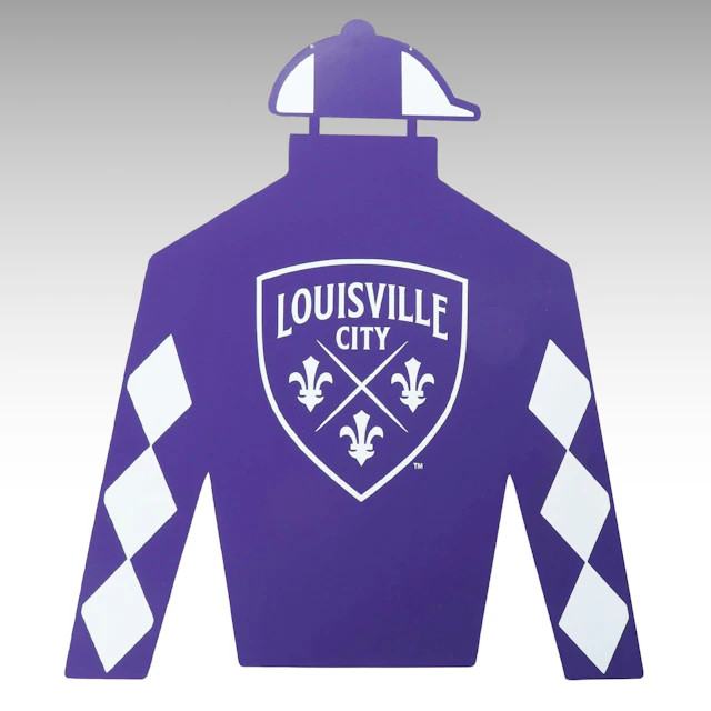 Louisville City Jockey Silk Color Scheme Wall Hanging