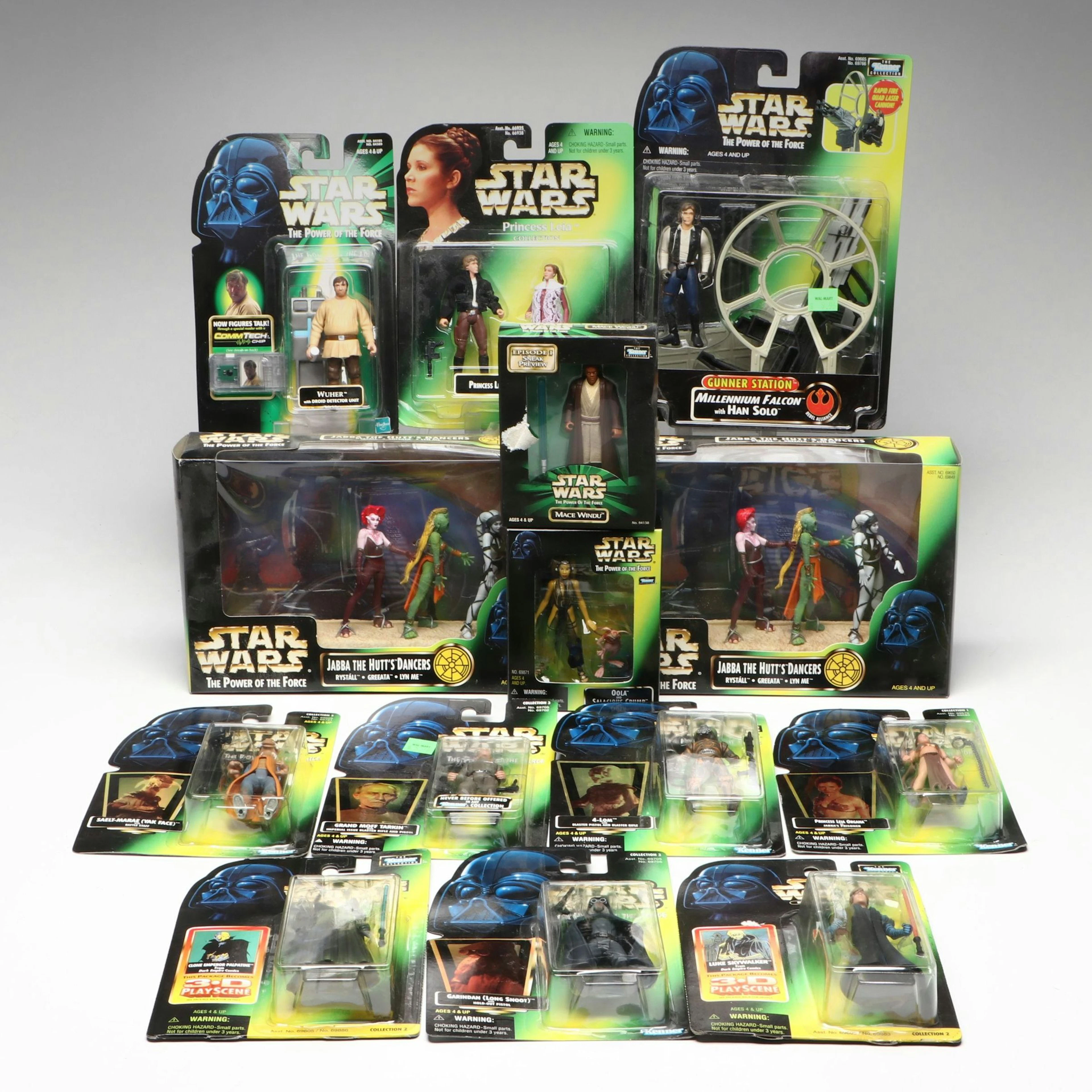 Kenner and Hasbro Star Wars Action Figures Featuring "Luke Skywalker" and More
