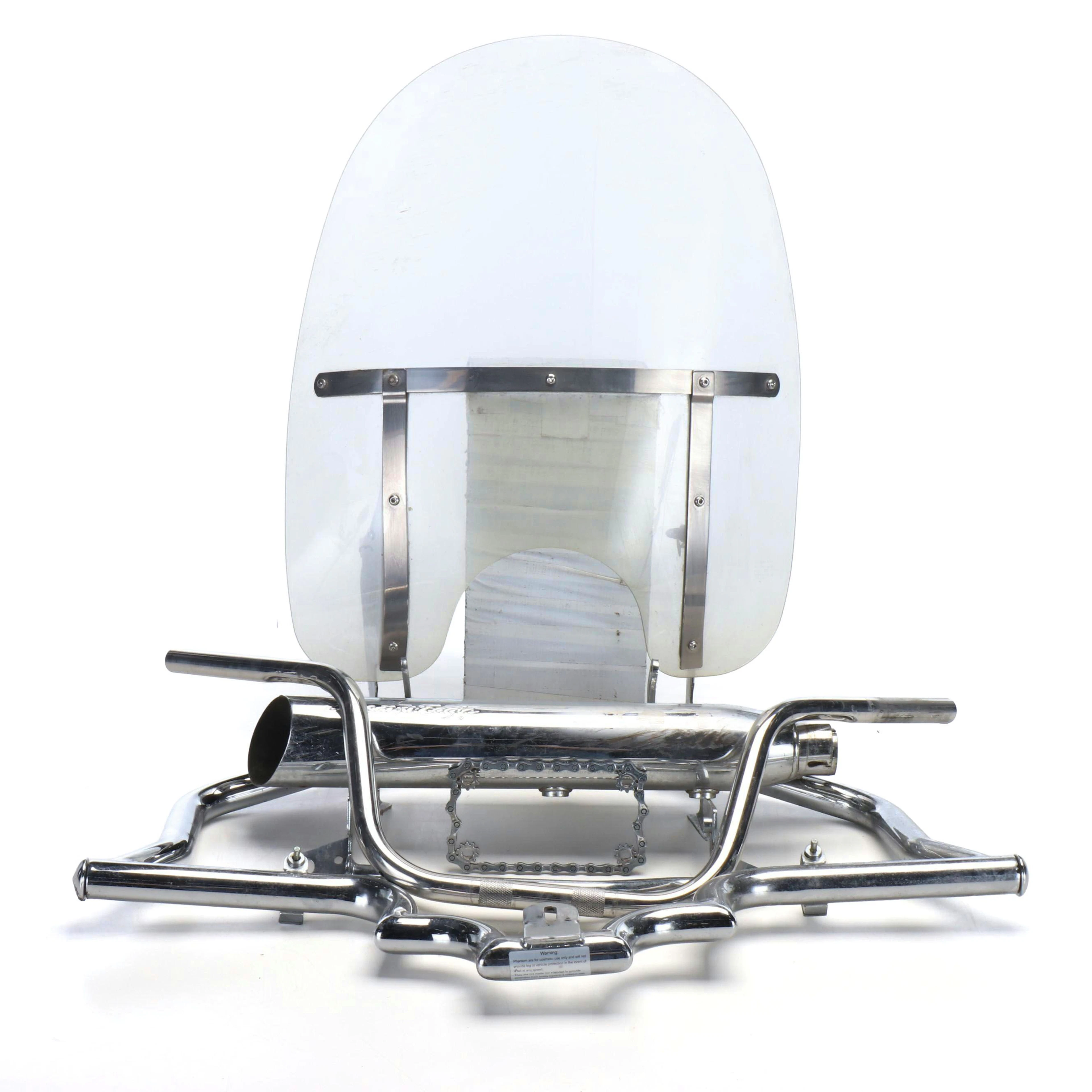 Harley-Davidson Windshield, Phantom Engine Guard, Screamin' Eagle Mufflers