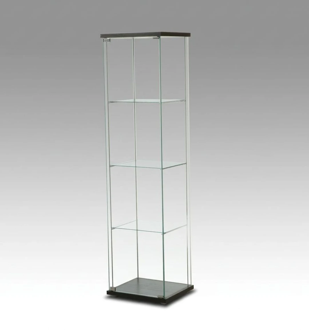 Contemporary Glass Tower Display Cabinet, Late 20th to 21st Century