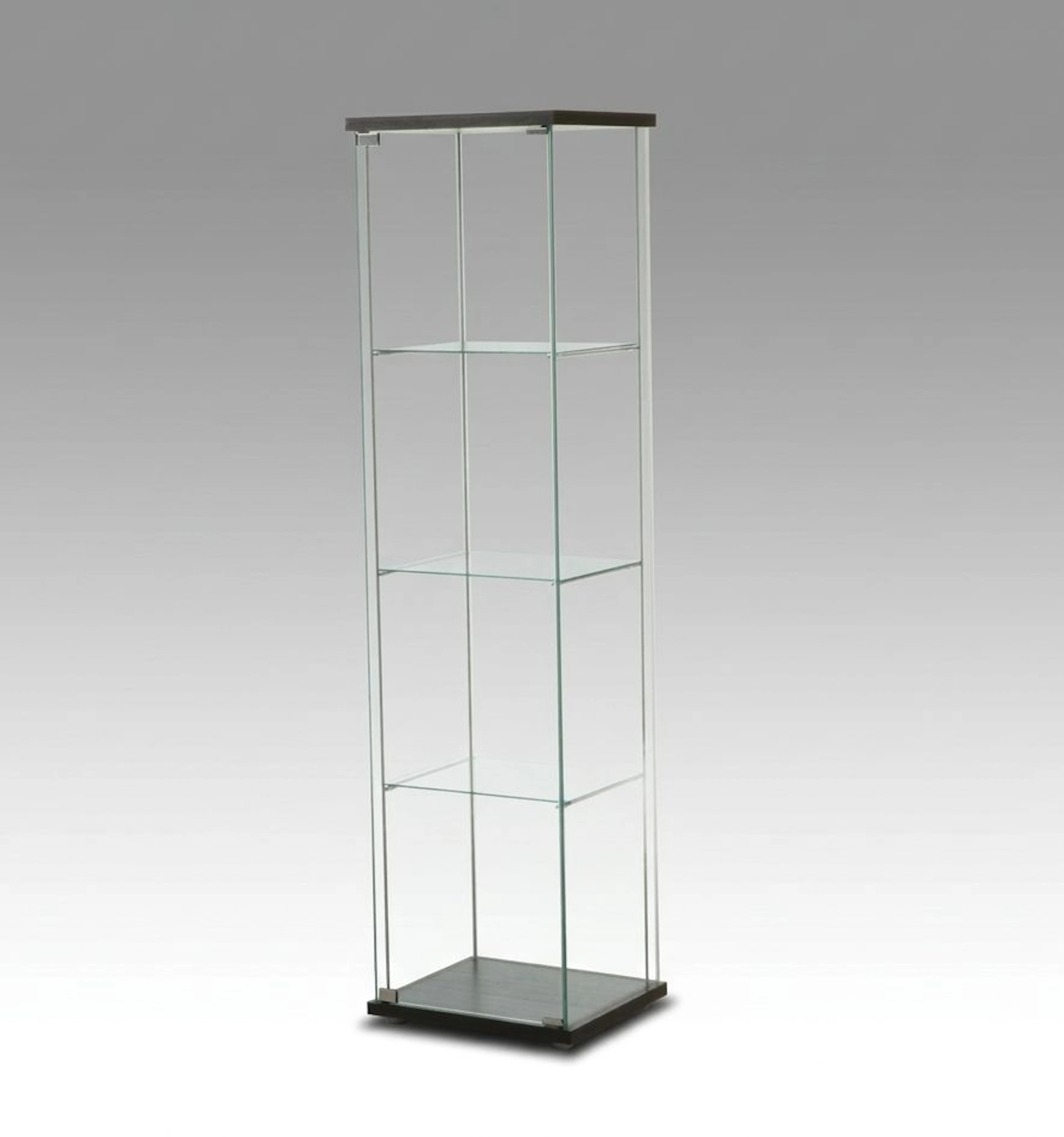 Contemporary Glass Tower Display Cabinet, Late 20th to 21st Century