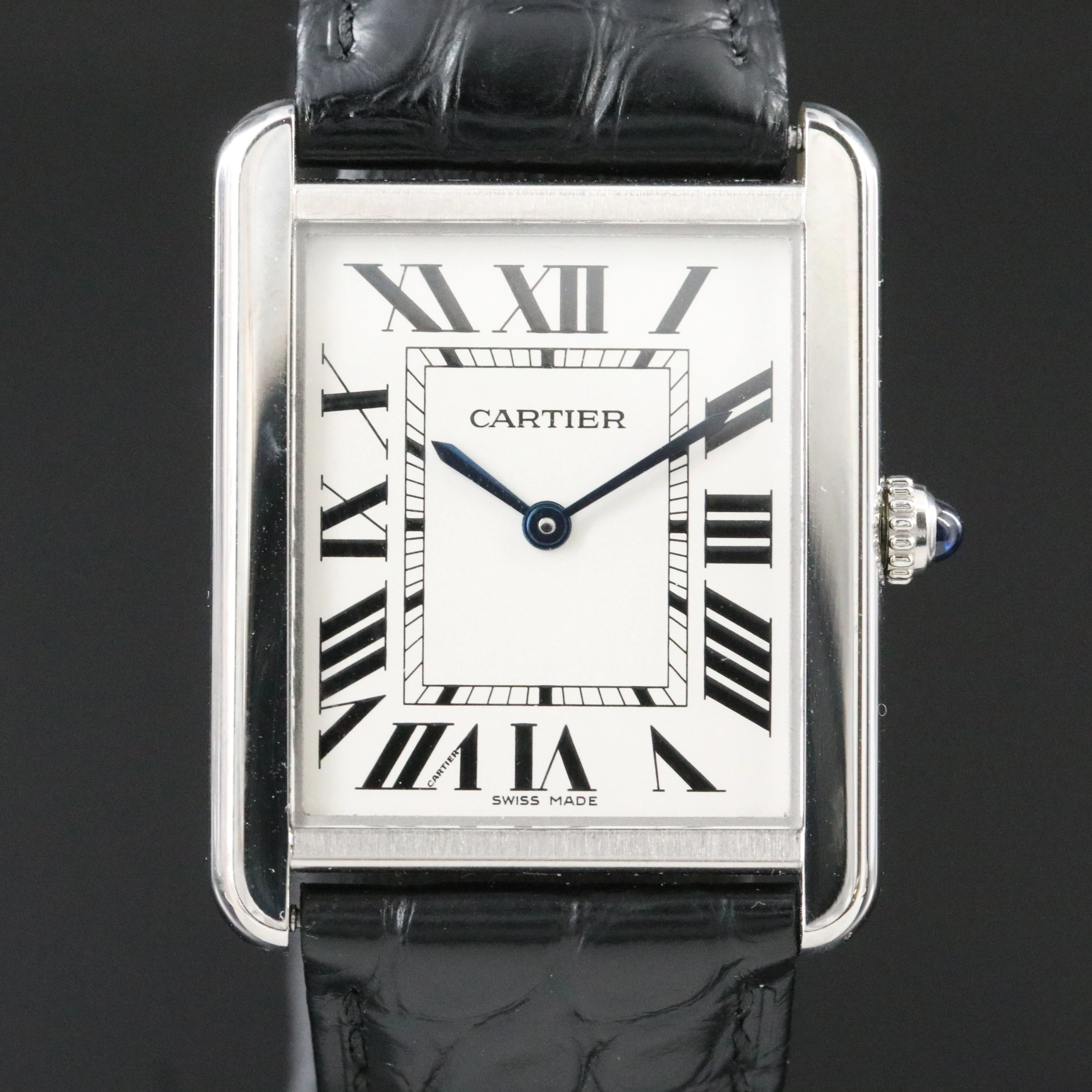 Cartier Tank Solo Large Steel Quartz Watch WSTA0028