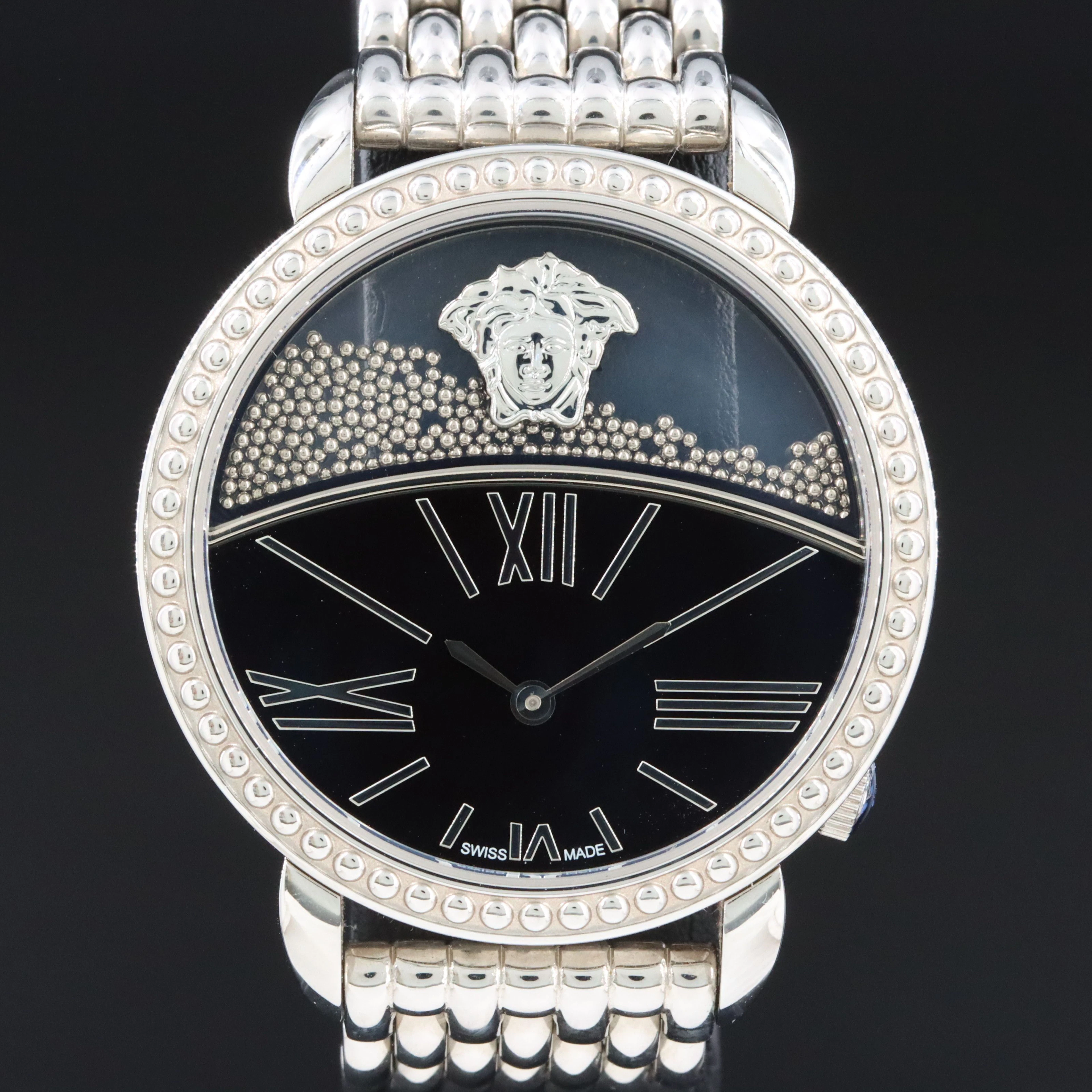 Versace Krios Stainlesss Steel Swiss Quartz Watch