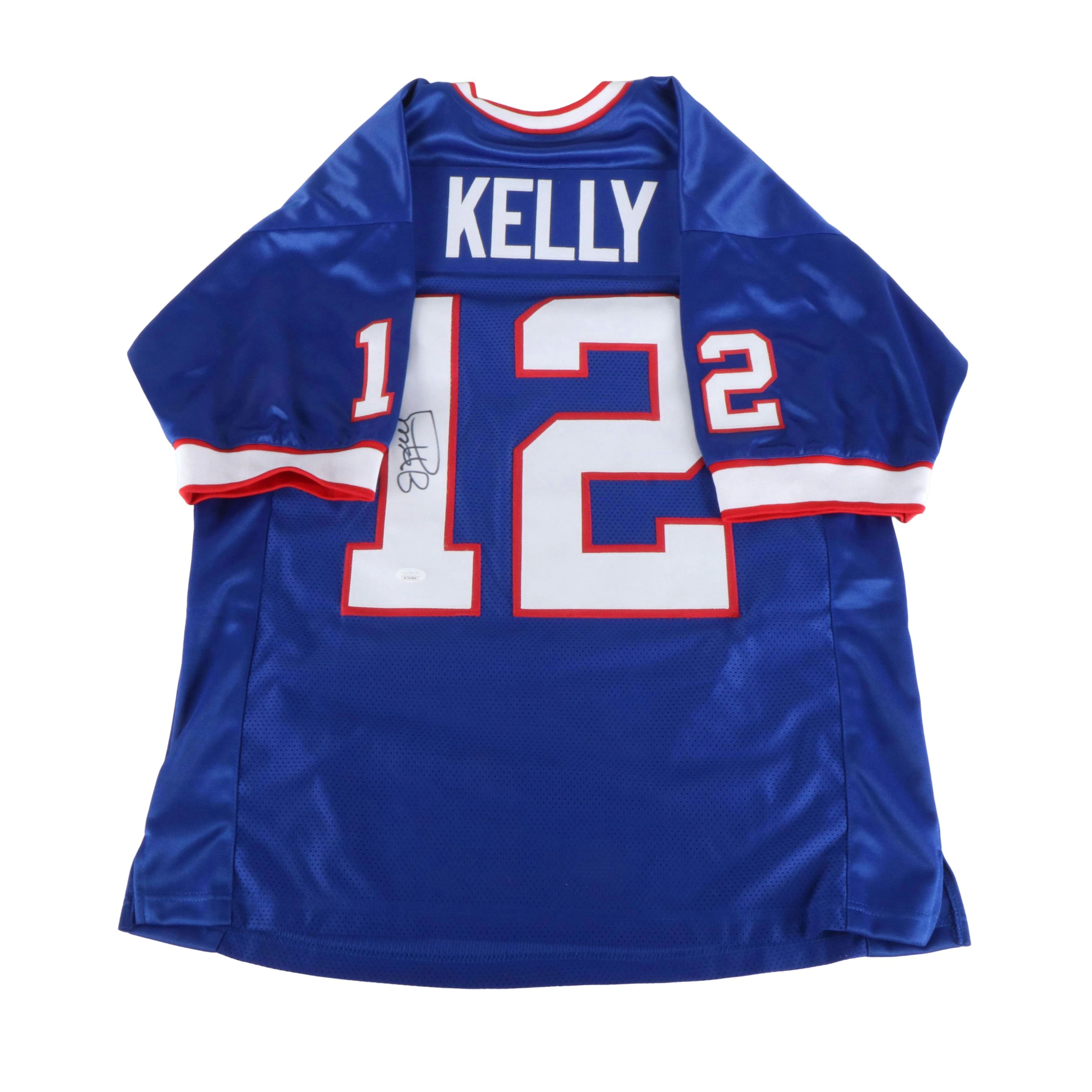 Jim Kelly Signed Buffalo Bills Football Jersey, JSA