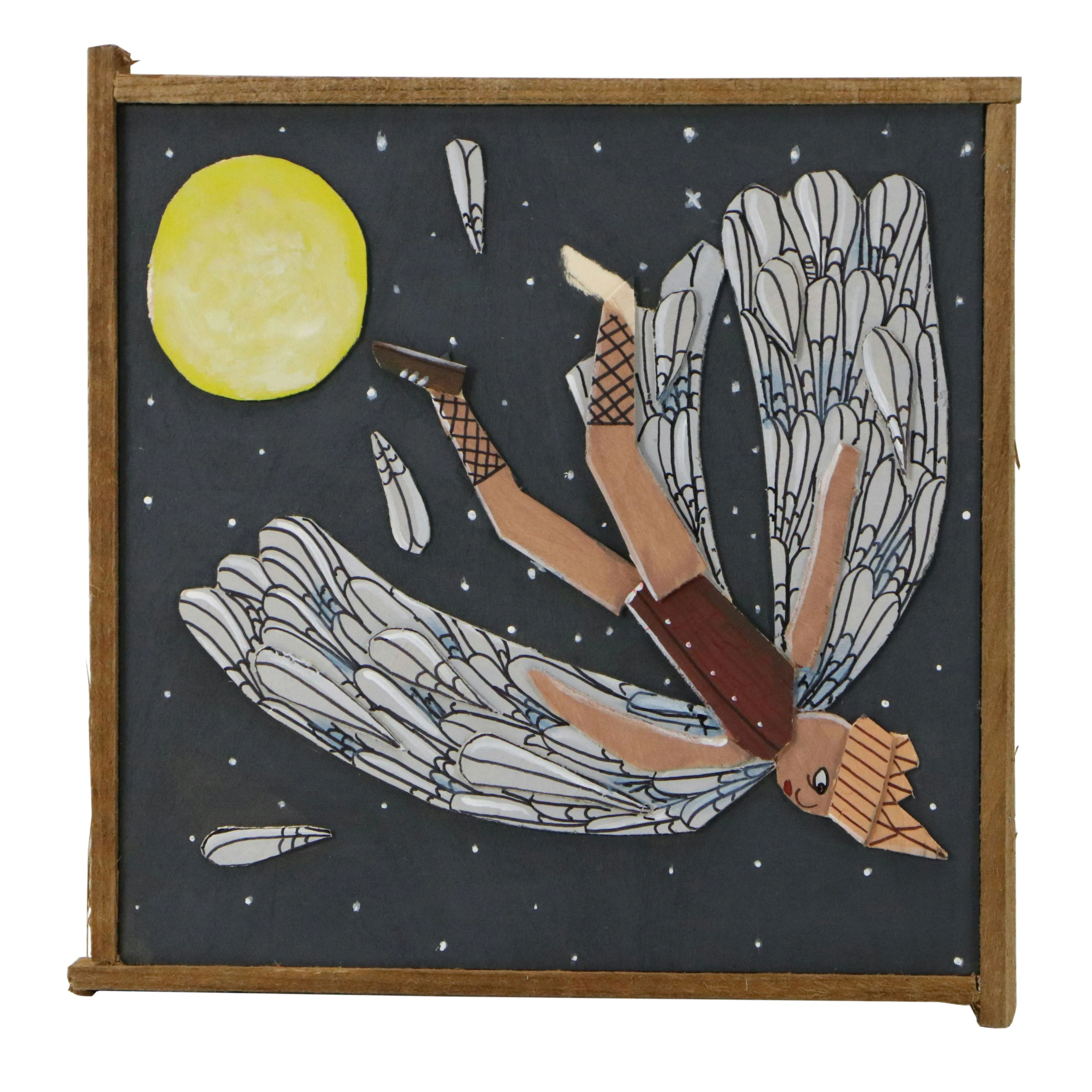 Aaron Wooten Wood Assemblage "Icarus," 2026