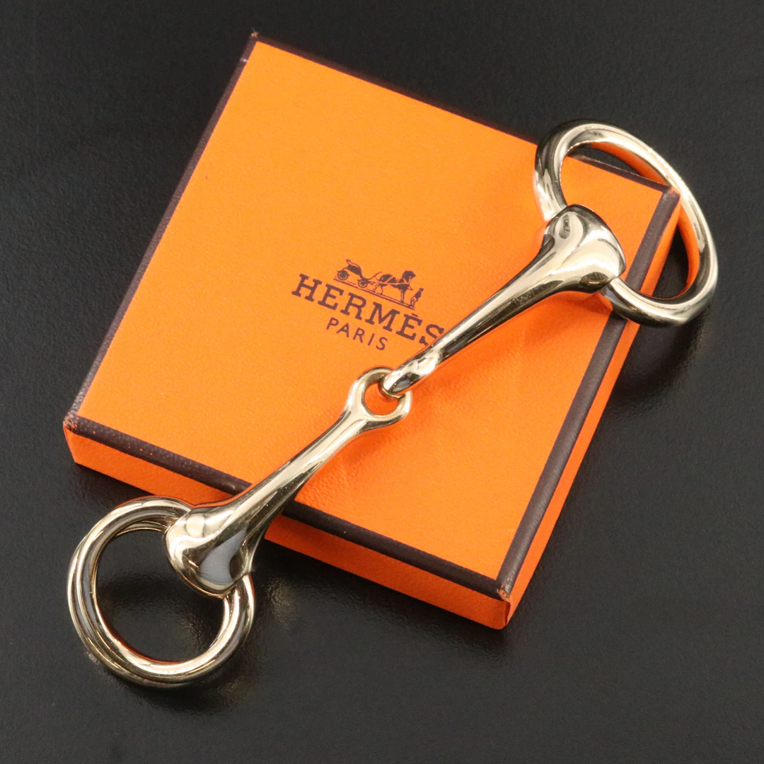 Hermès Large Horsebit Scarf Ring
