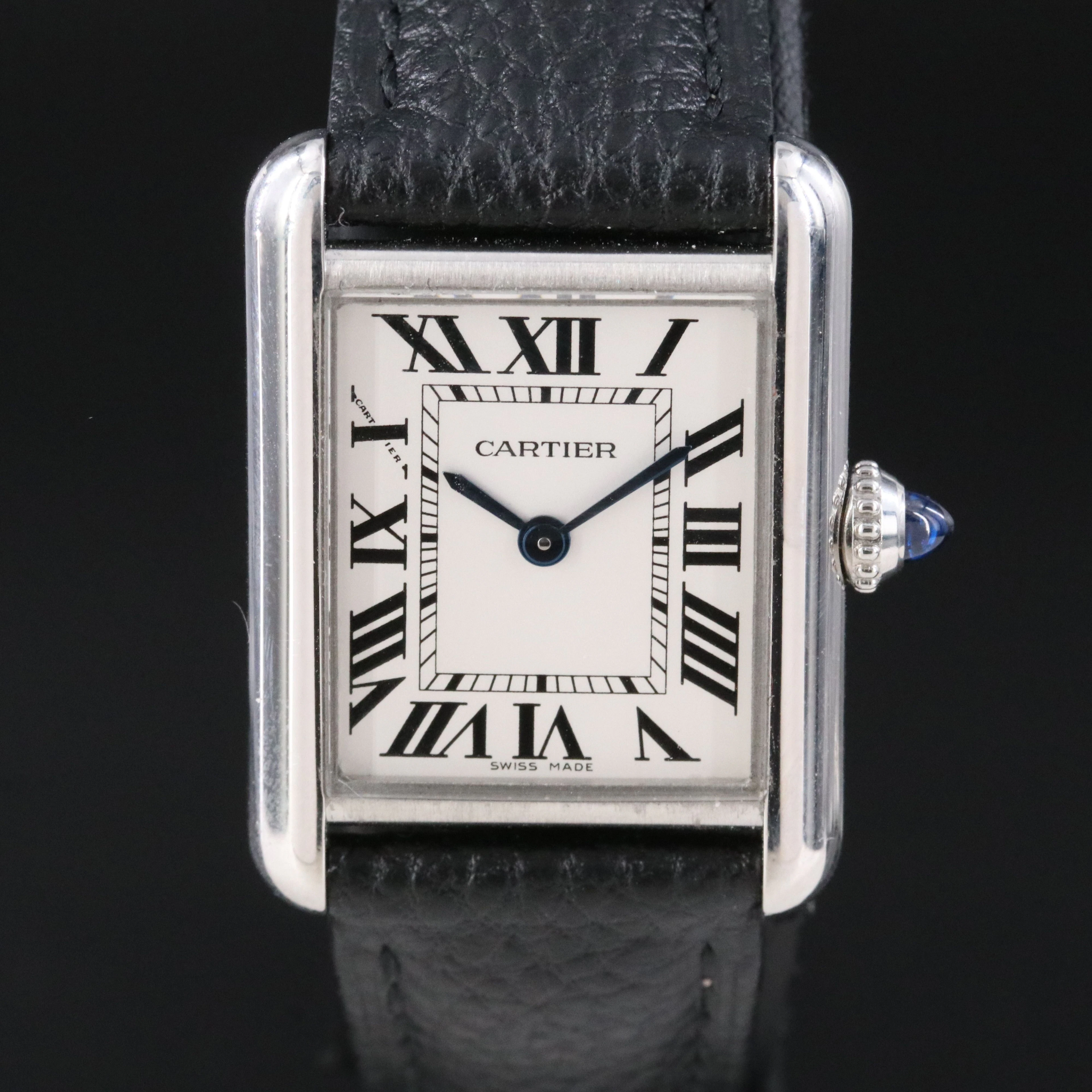 Cartier Tank Must Small Steel Quartz Watch WSTA0042