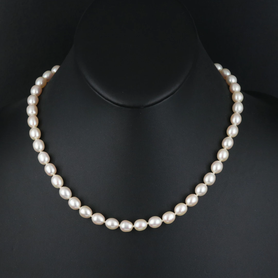 Tiffany & Co. Pearl Necklace with Sterling Clasp