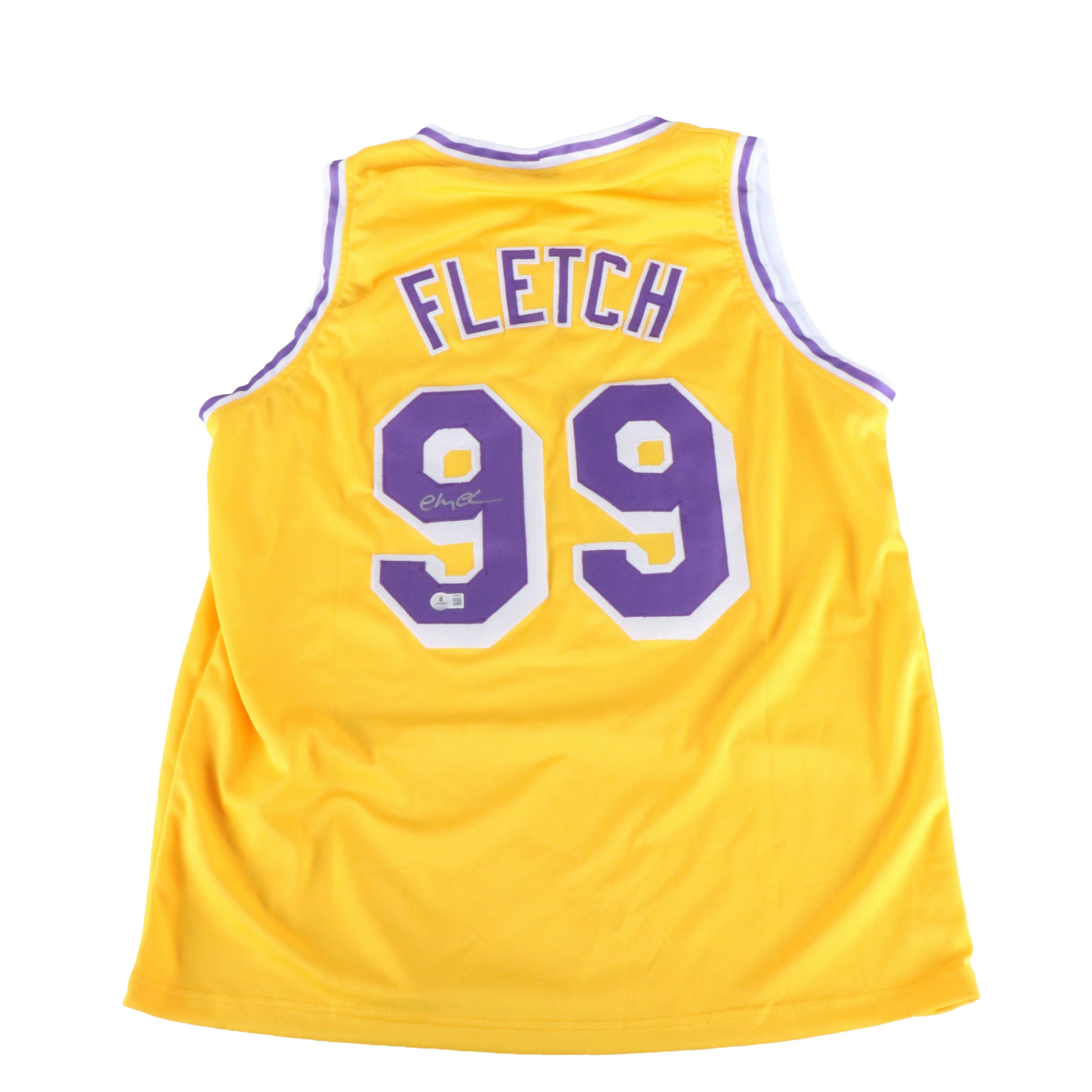 Chevy Chase Signed "Fletch" Los Angeles Lakers Basketball Jersey, Beckett